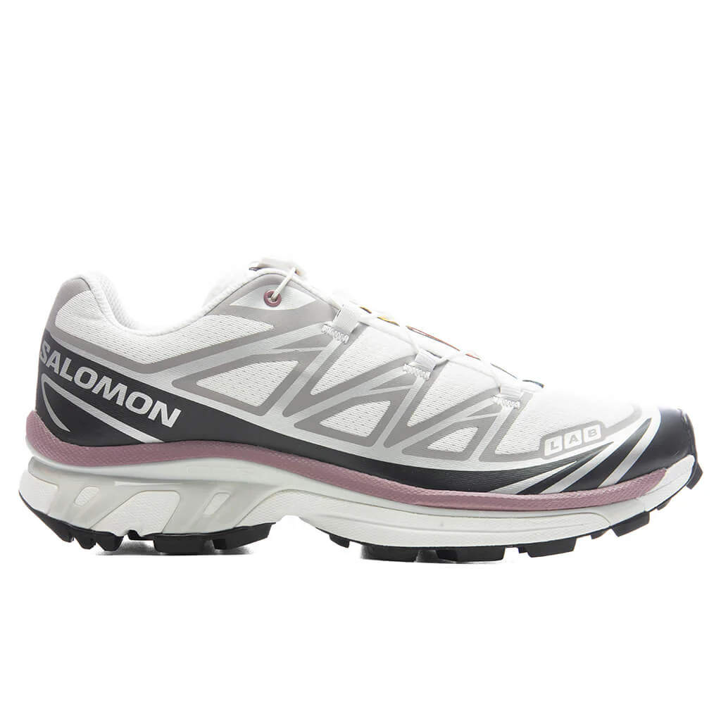XT-6 - White/Black/Dusky Orchid