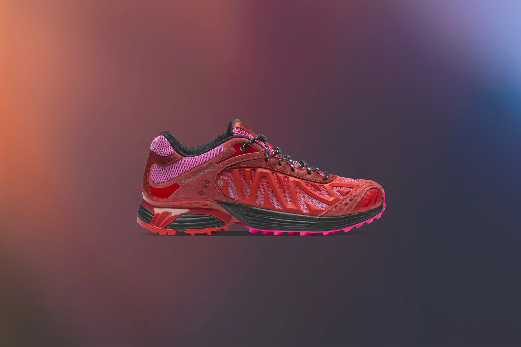 Salomon x Aries XT Whisper - Fiery Red/Fuchsia Pink - Image 5
