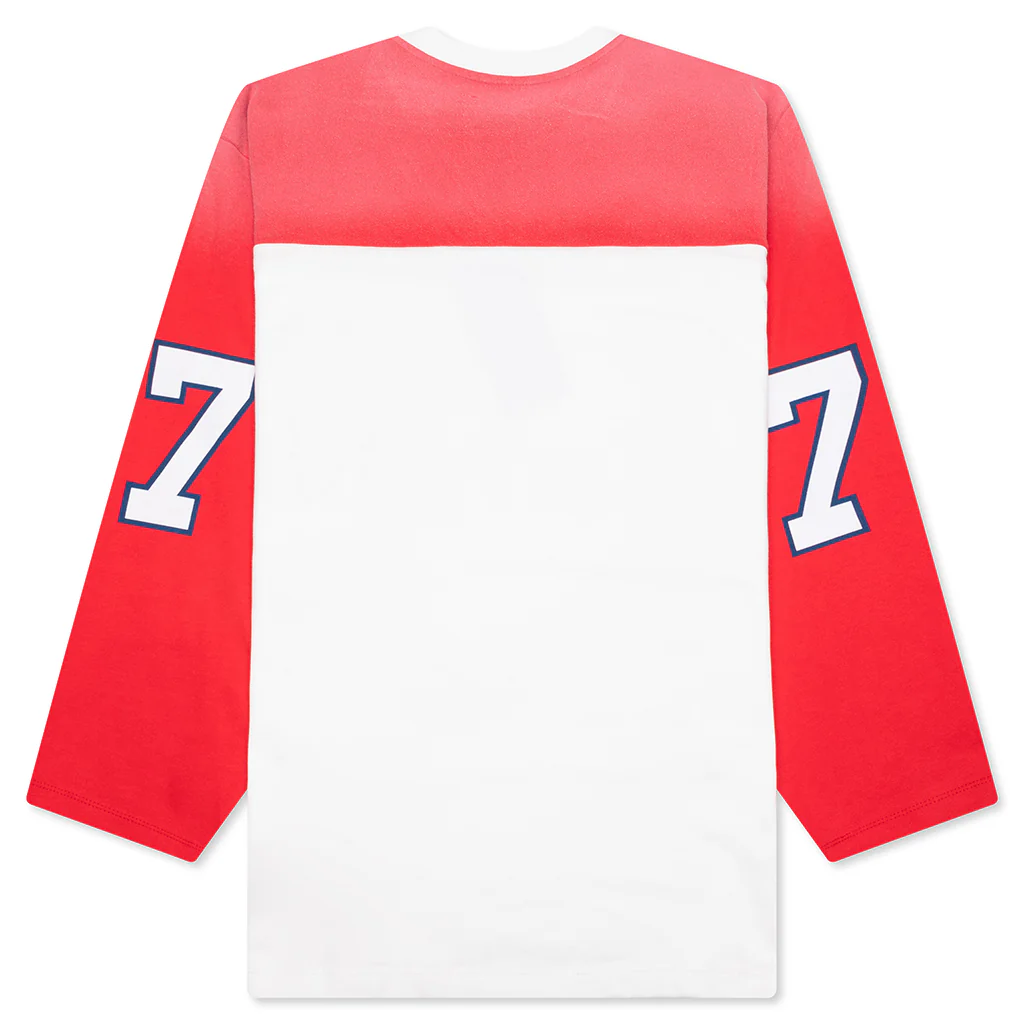 Bank Of Satoshi Jersey - White/Red - Image 2