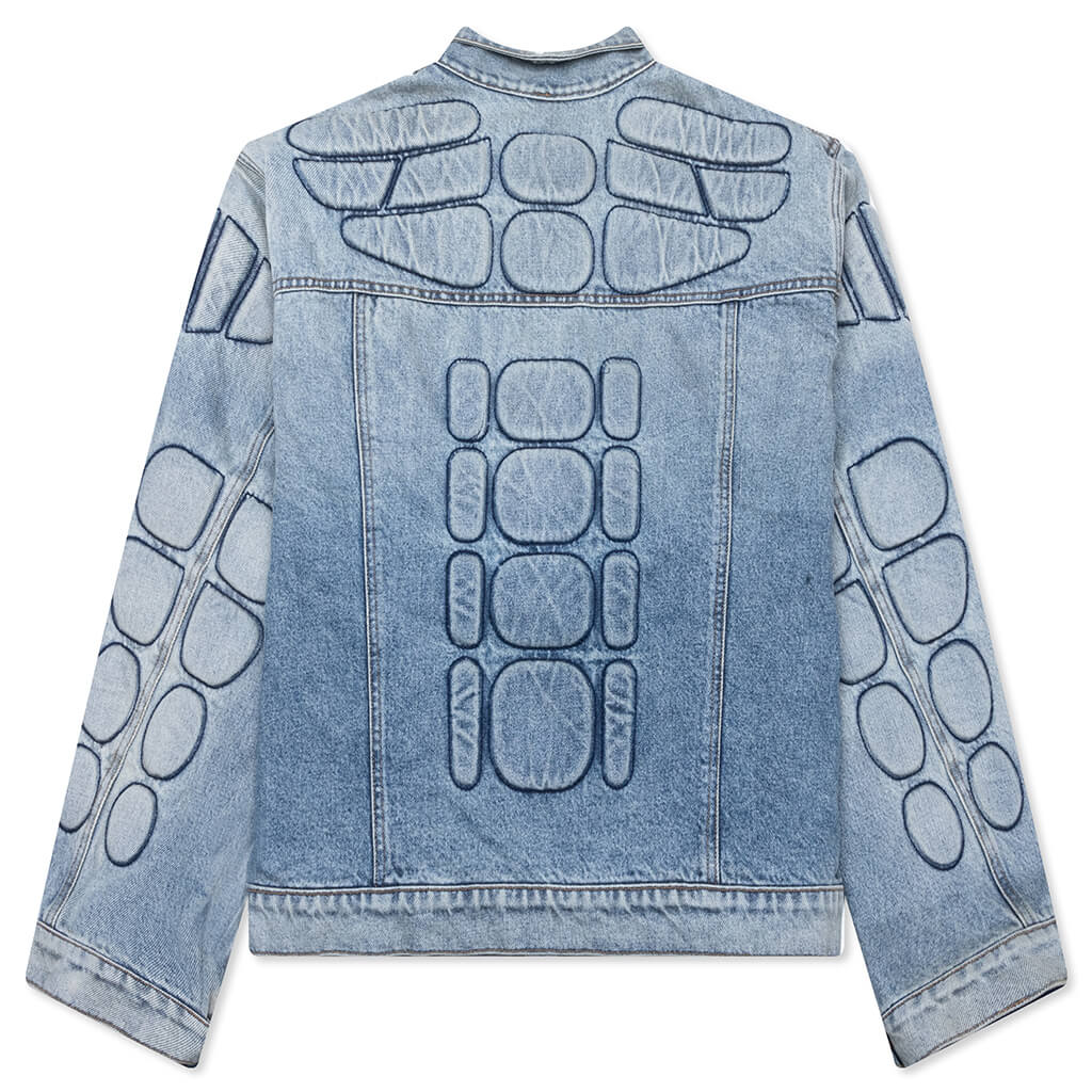 Denim Moto Jacket - Blue Denim - Image 2