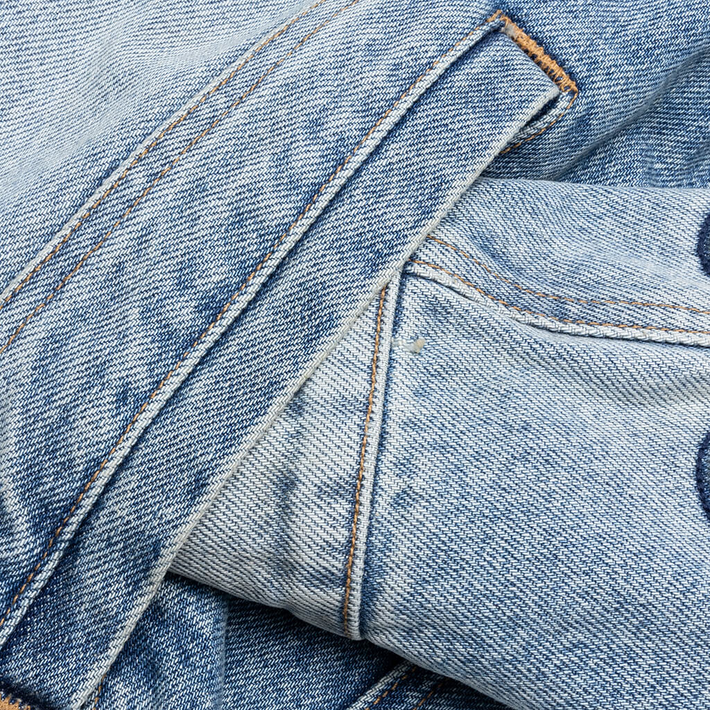 Denim Moto Jacket - Blue Denim - Image 5