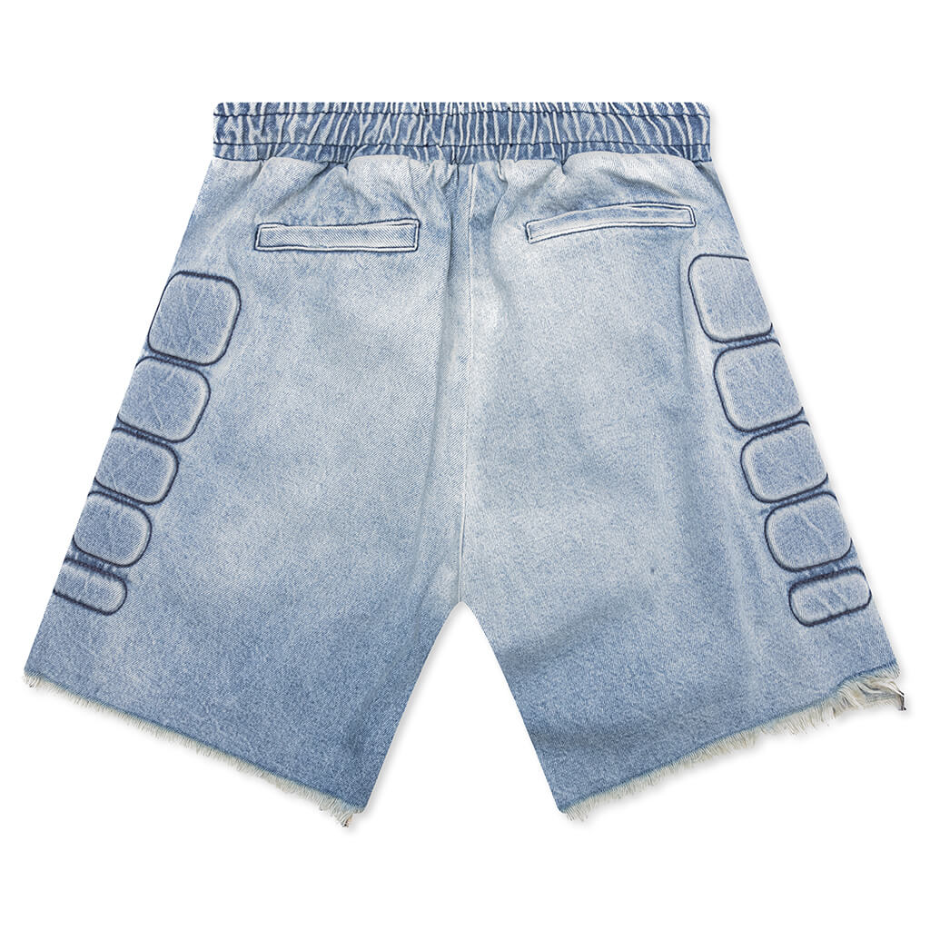 Denim Moto Short - Blue Denim - Image 2