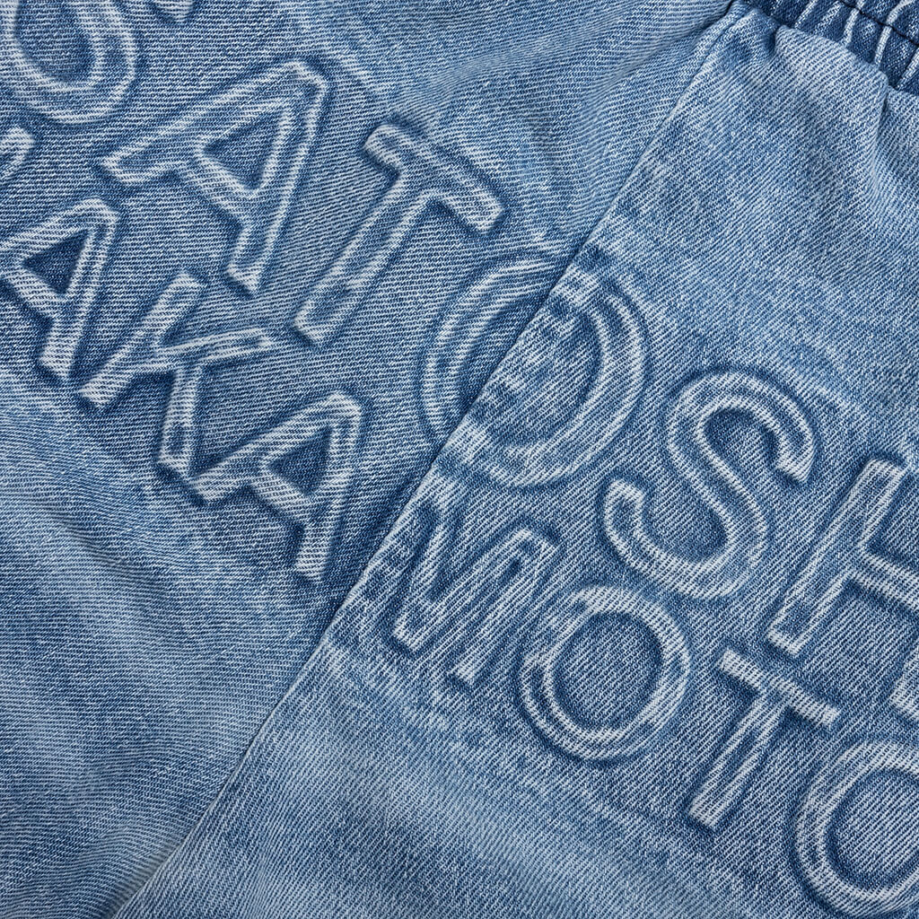 Denim Moto Short - Blue Denim - Image 3