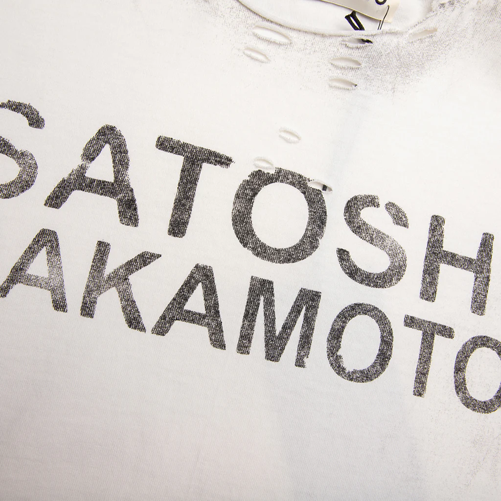 Destroyed Luke Tee - White - Image 4
