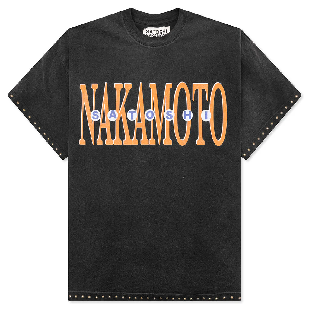 Gameshow Studded Tee - Vintage Black