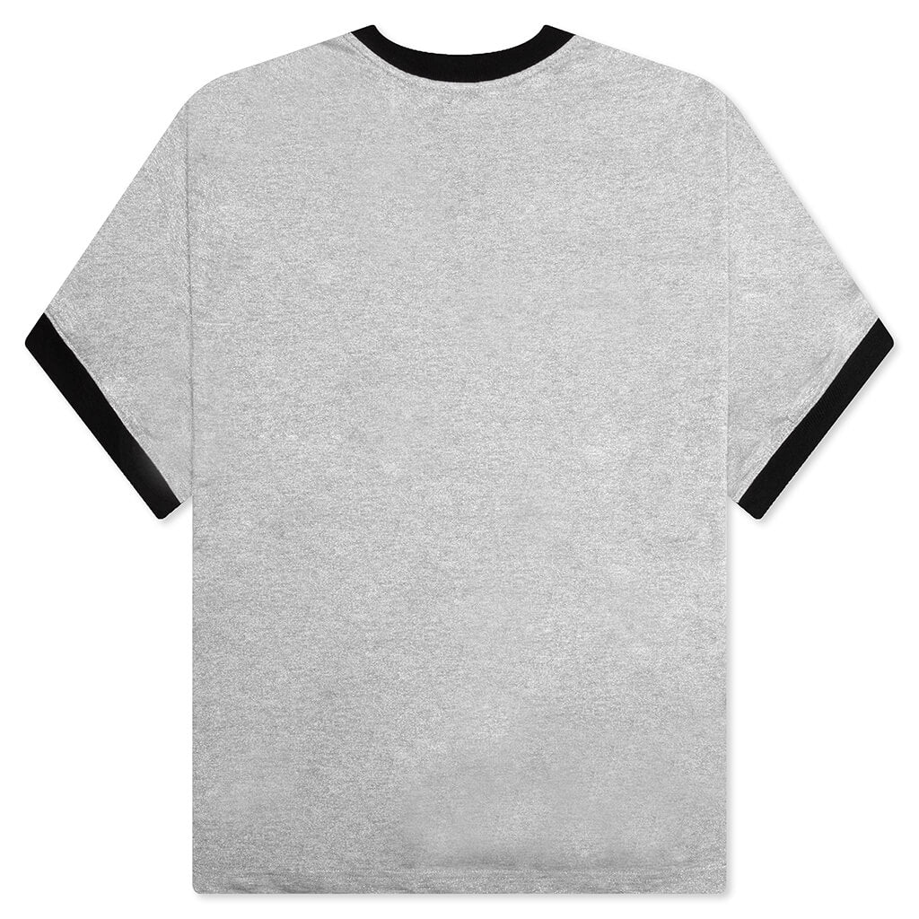 Glitter Ringer 7 Tee - Silver - Image 2