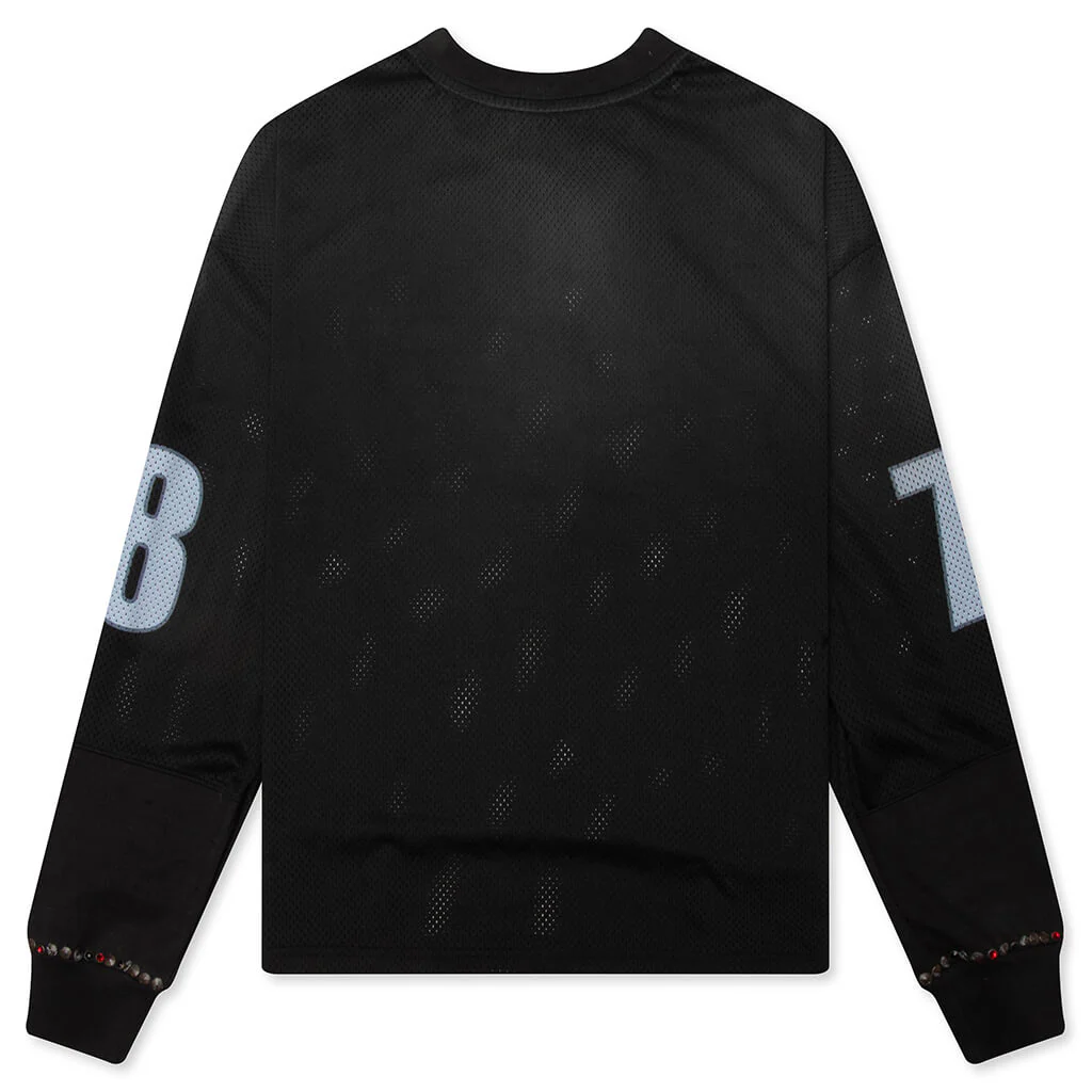 Mesh Moto Jersey - Black - Image 2