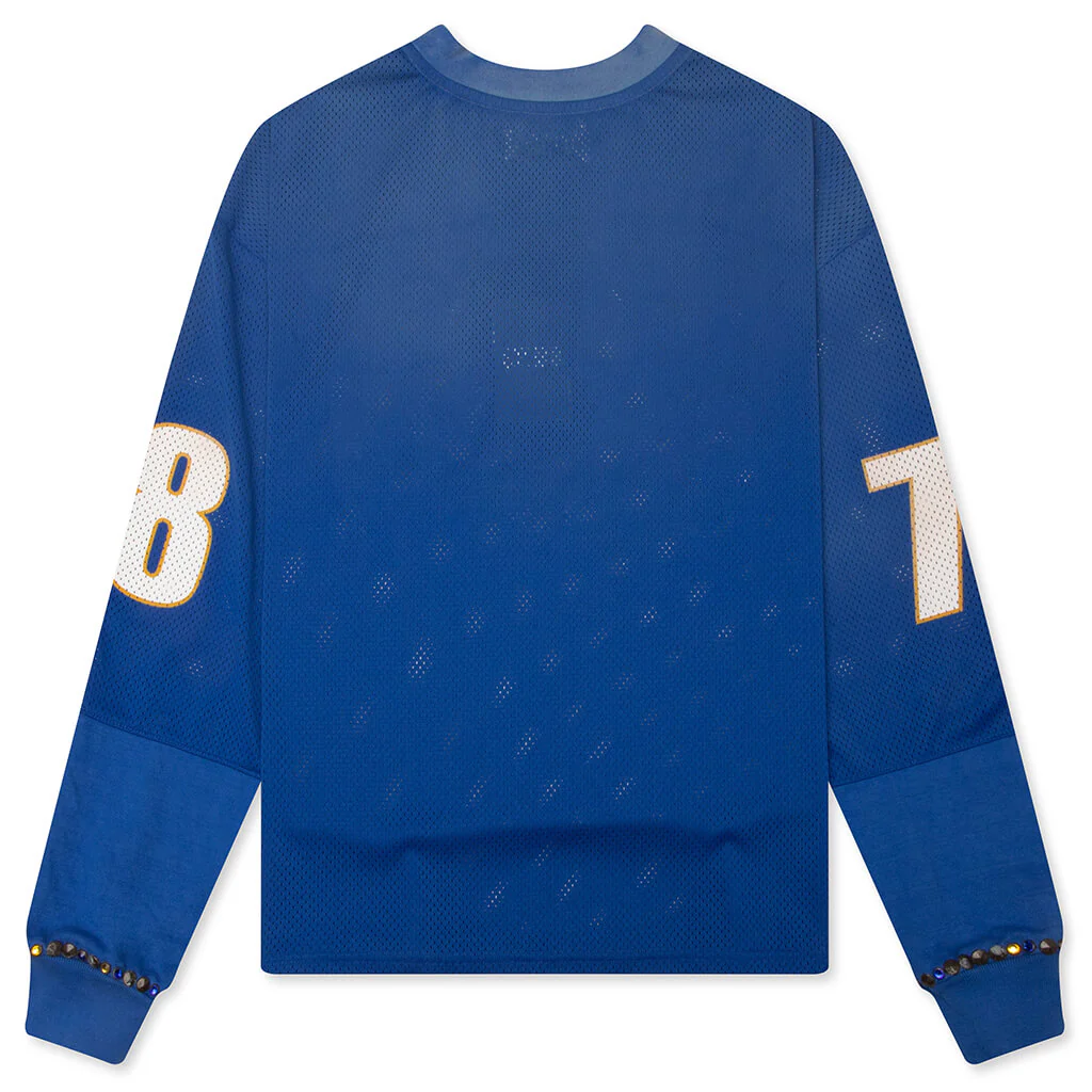 Mesh Moto Jersey - Blue - Image 2