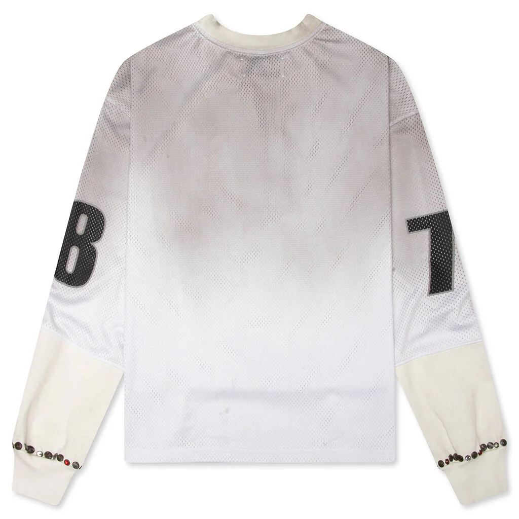 Mesh Moto Jersey - White - Image 2