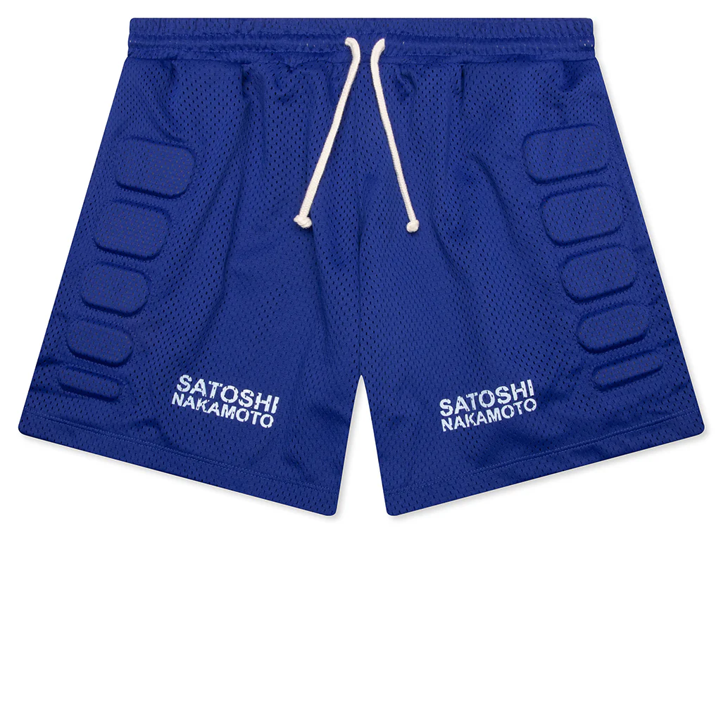 Mesh Moto Short - Blue