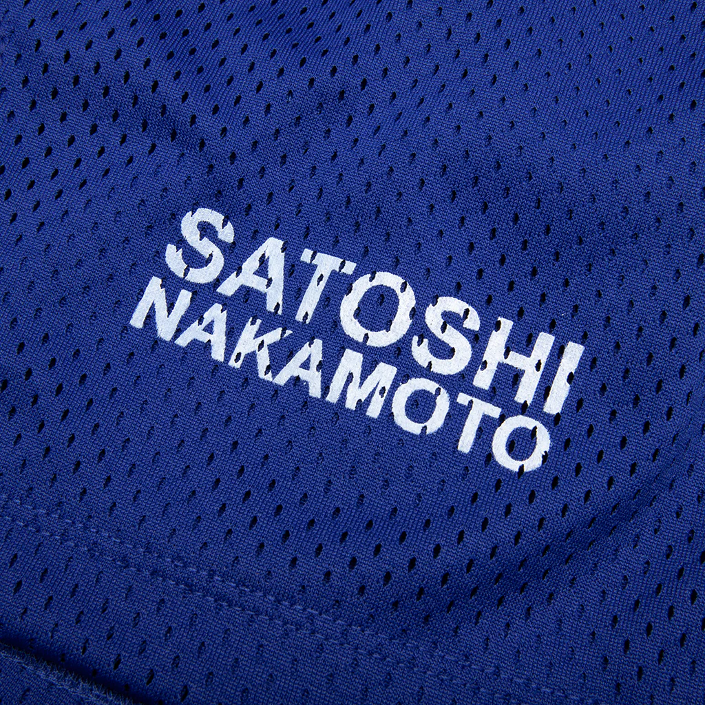 Mesh Moto Short - Blue - Image 4