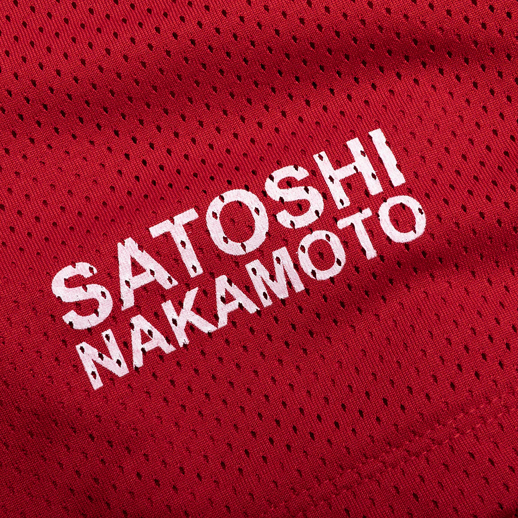 Mesh Moto Short - Red - Image 4