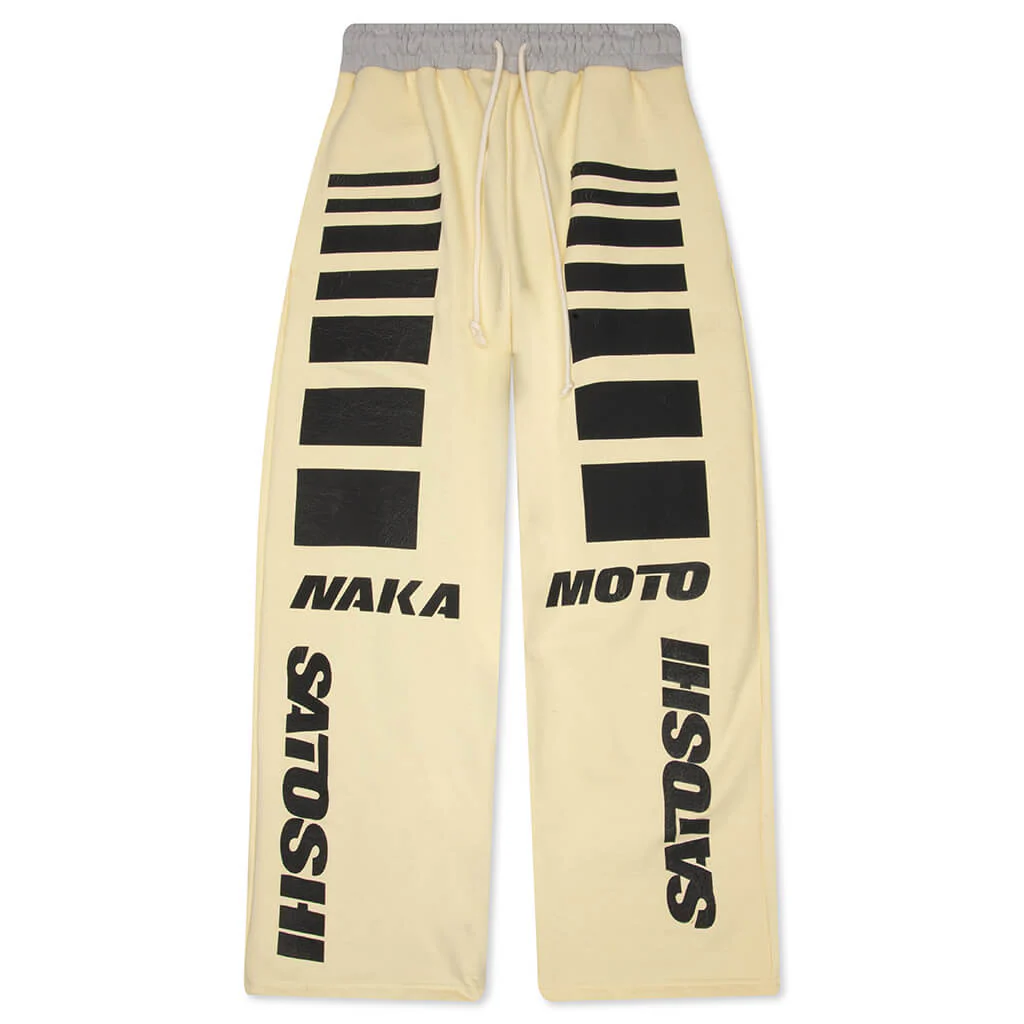 Moto Sweatpants - Beige