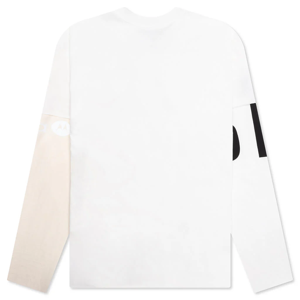 Online Graphic L/S Tee - White - Image 2