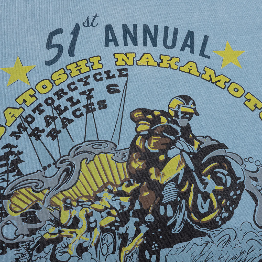 Rally Tee - Blue - Image 4