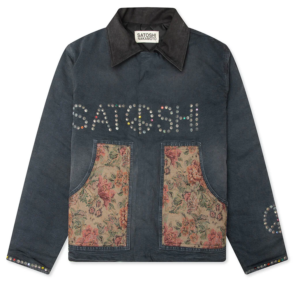 Satoshi 9 To 5 Work Jacket - Washed Black