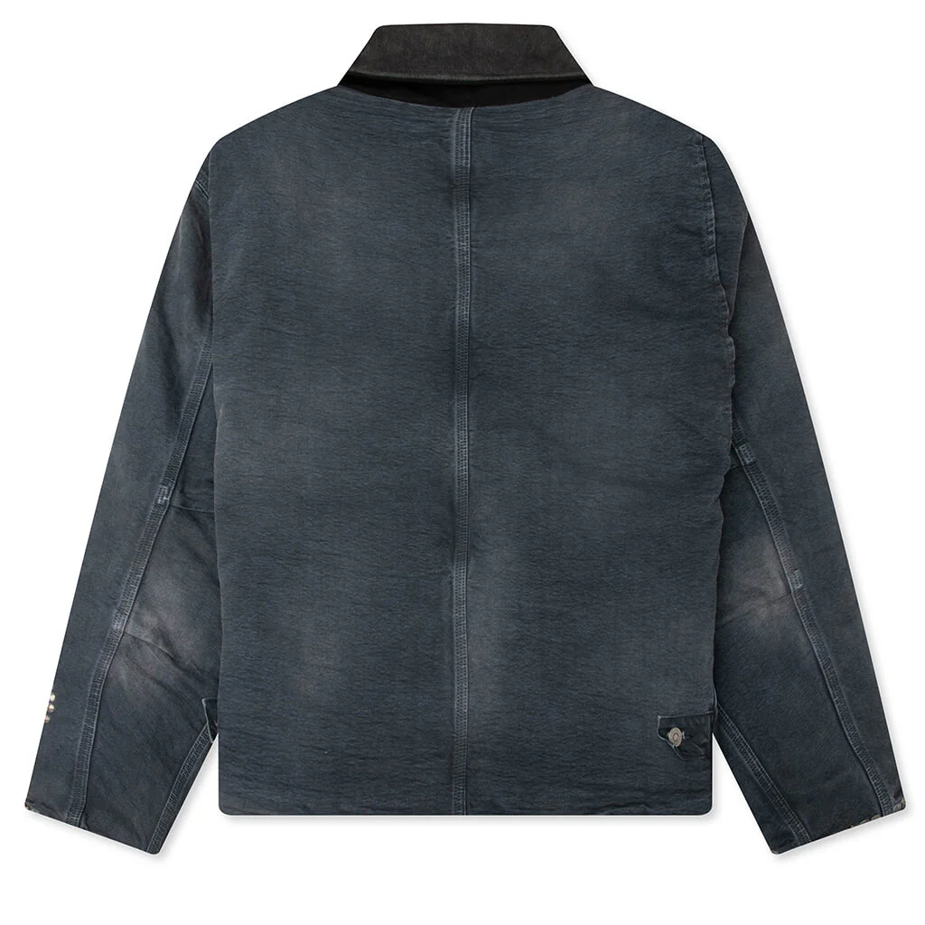 Satoshi 9 To 5 Work Jacket - Washed Black - Image 2