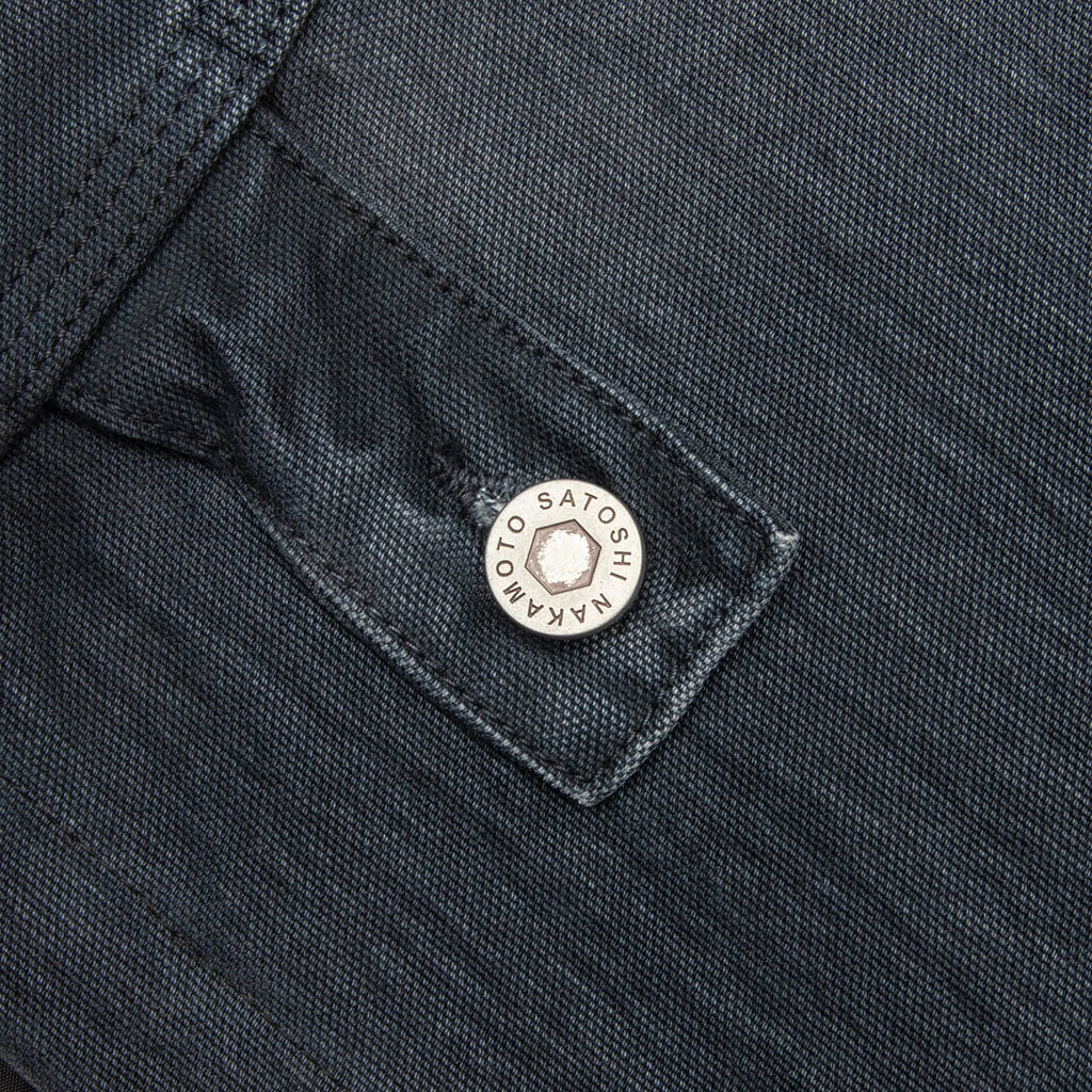 Satoshi 9 To 5 Work Jacket - Washed Black - Image 6