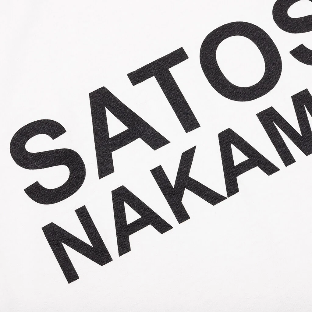 Satoshi Logo Tee - White - Image 4