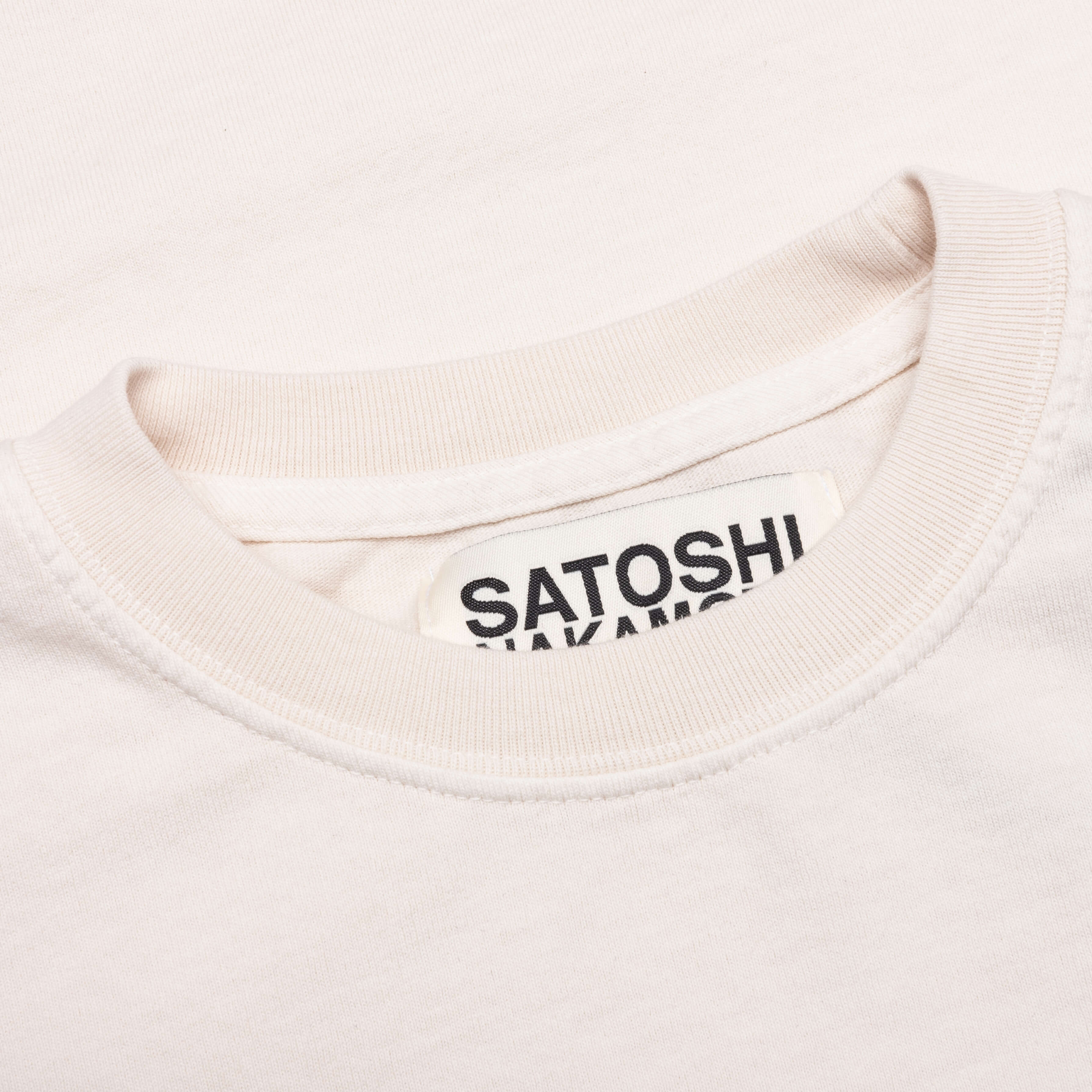 Satoshi Logo Tee - White - Image 3