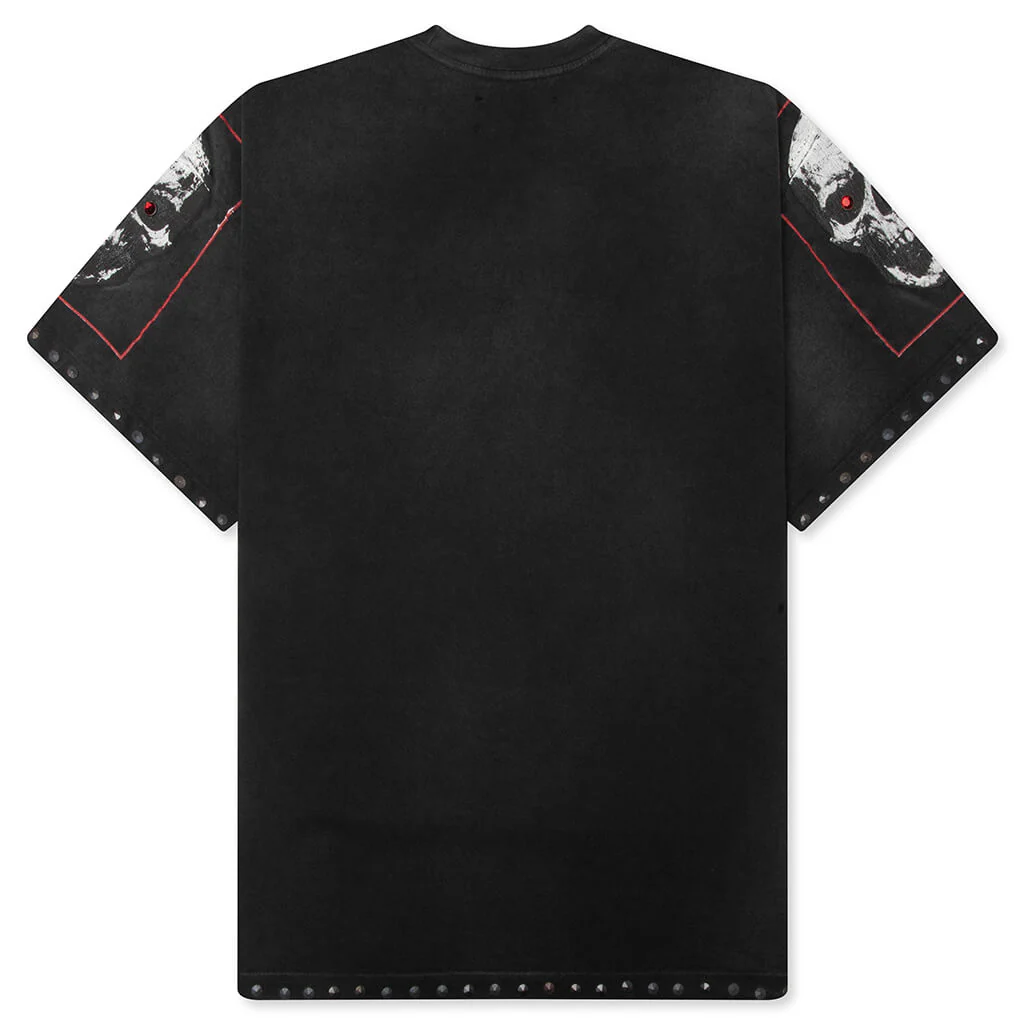 Satoshi Sent Me Tee - Washed Black - Image 2
