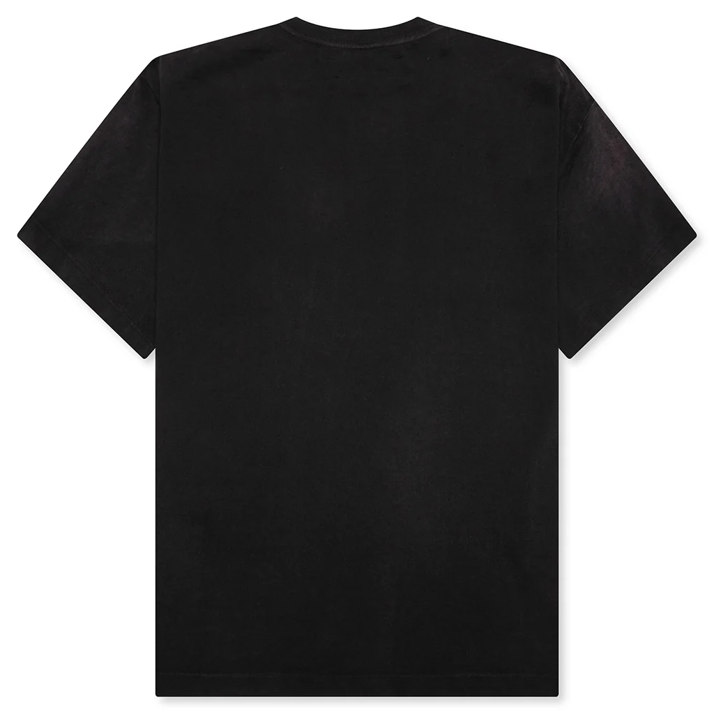 Smiley Tee - Washed Black - Image 2