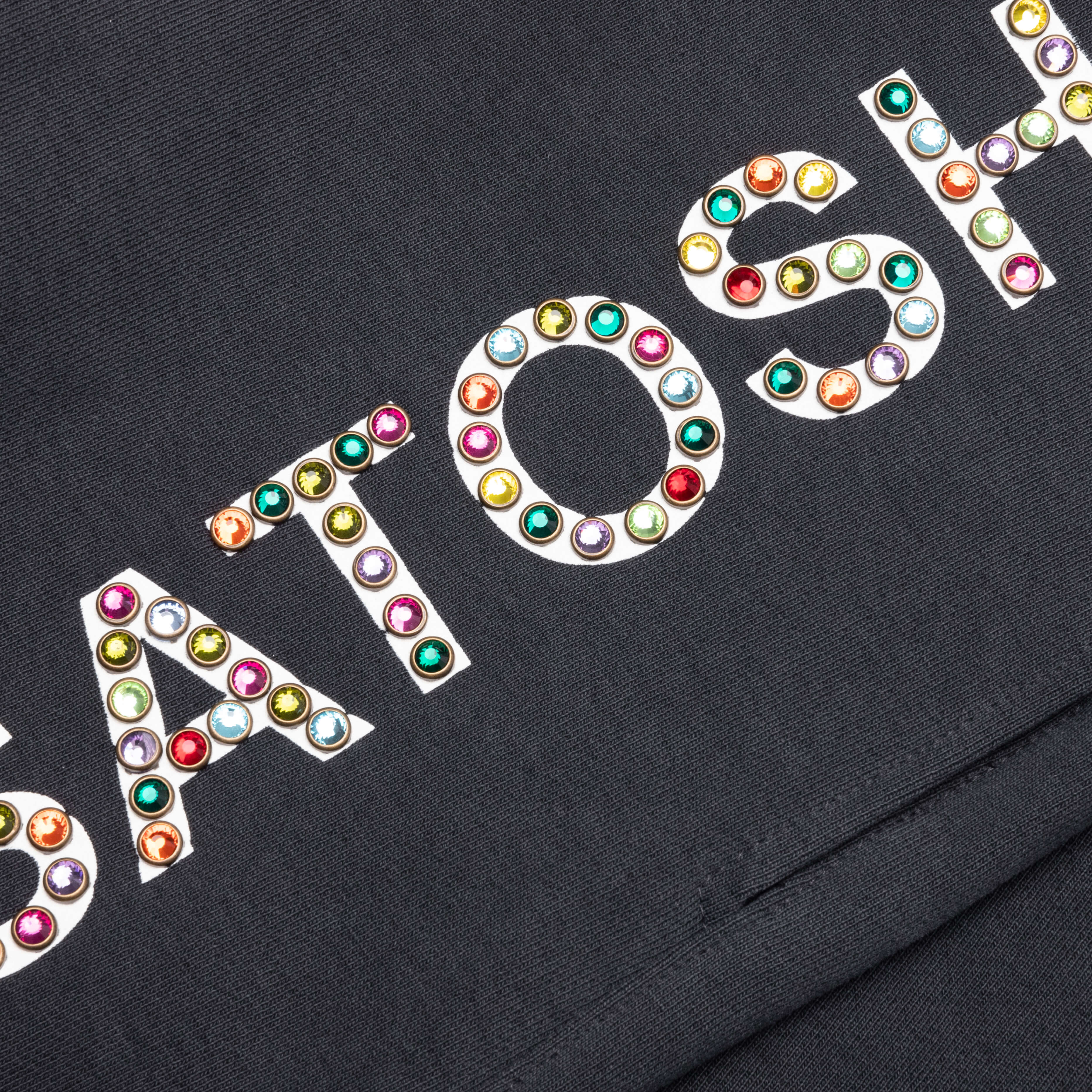 Studded Logo Short - Black - Image 3