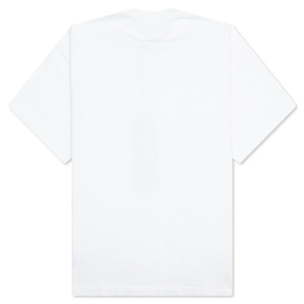 Studded Logo Tee - White - Image 2