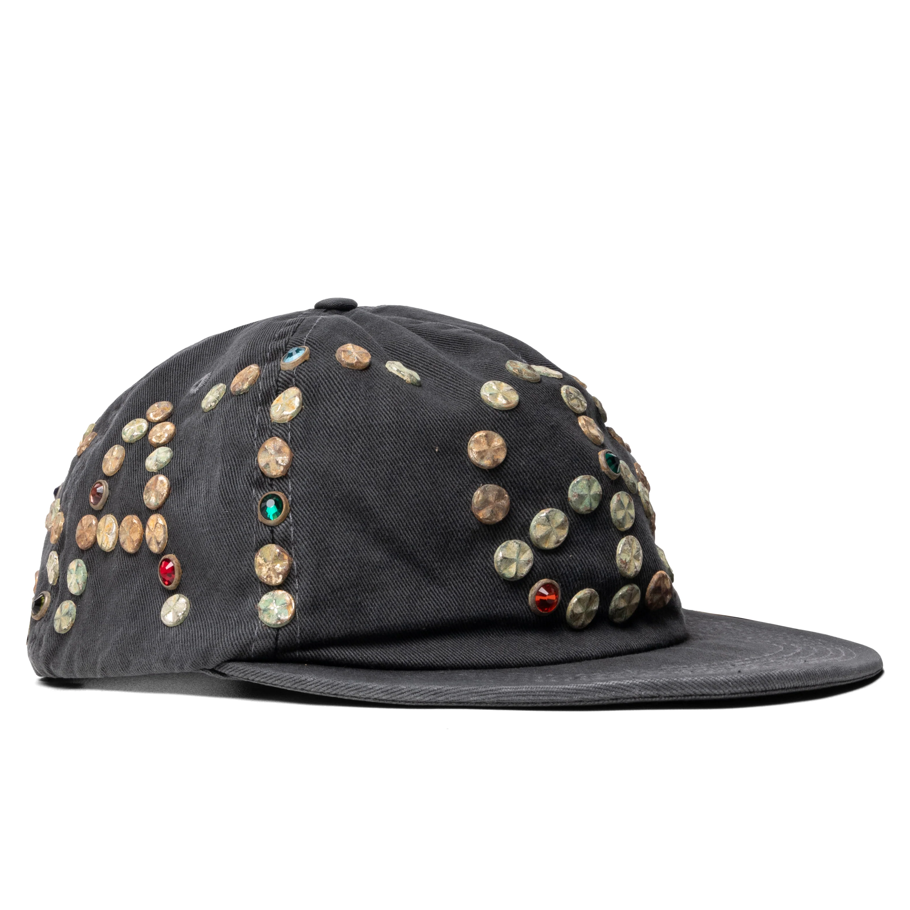 Studded Wrap Around Hat - Black - Image 3