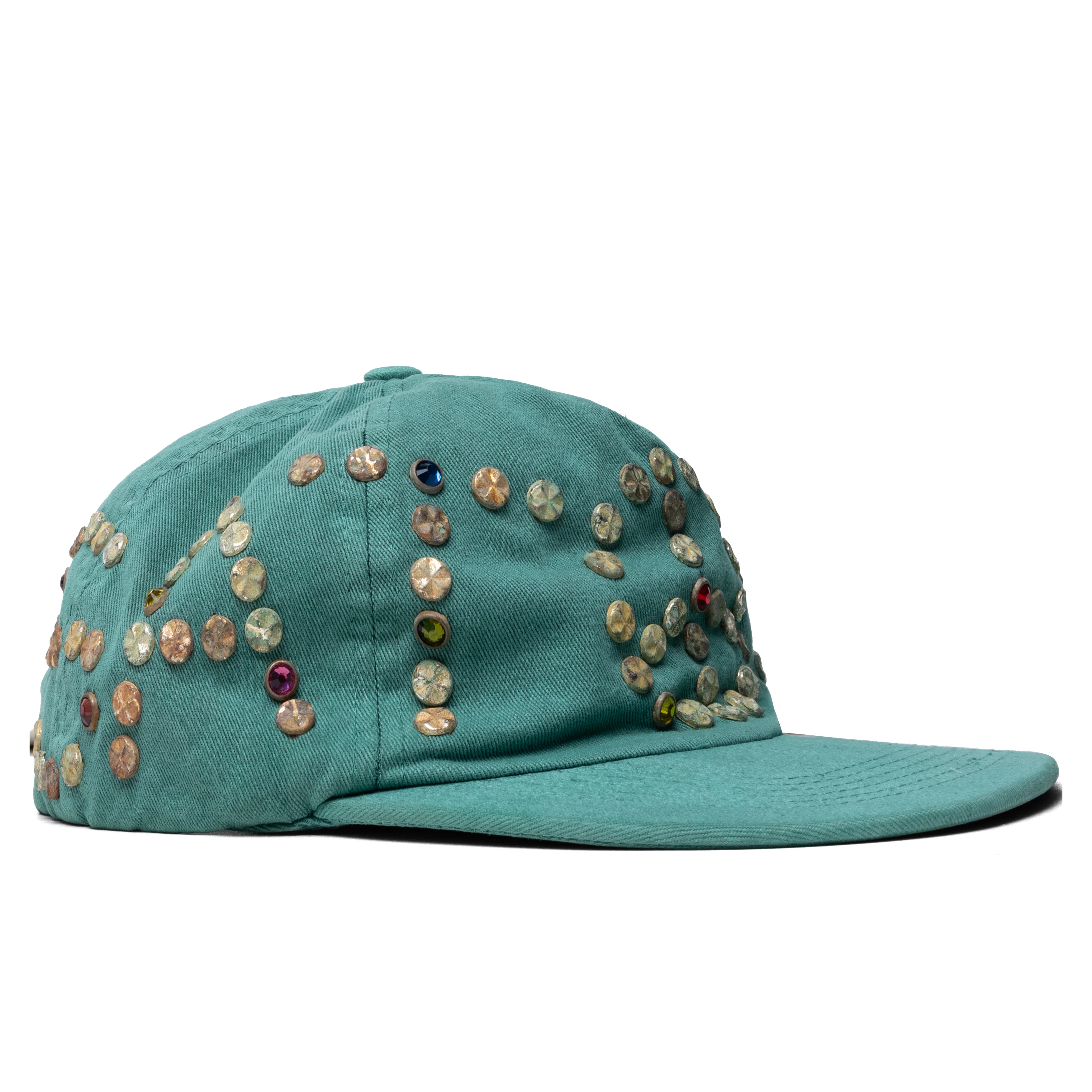 Studded Wrap Around Hat - Green - Image 3