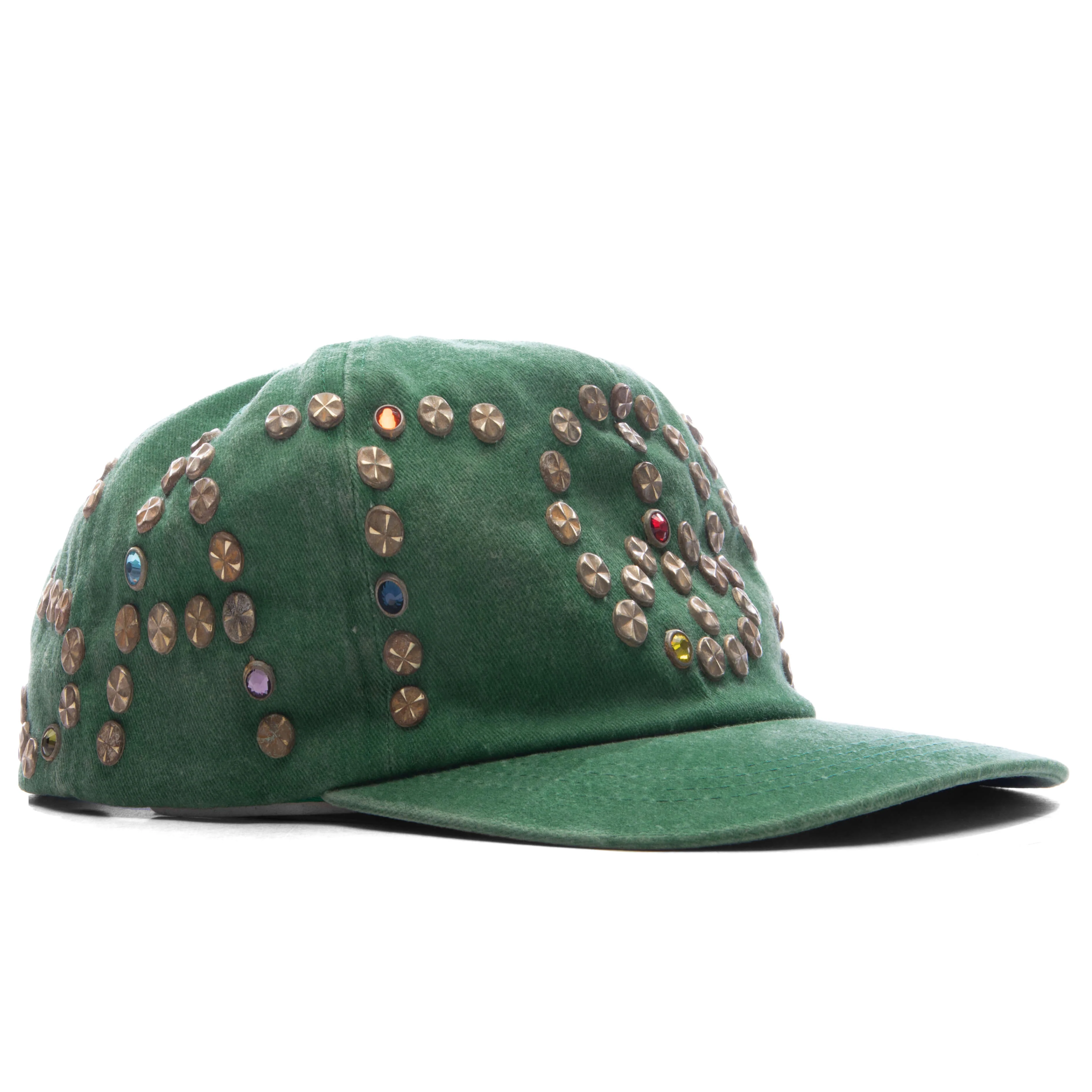 Studded Wrap Around Hat - Green - Image 3