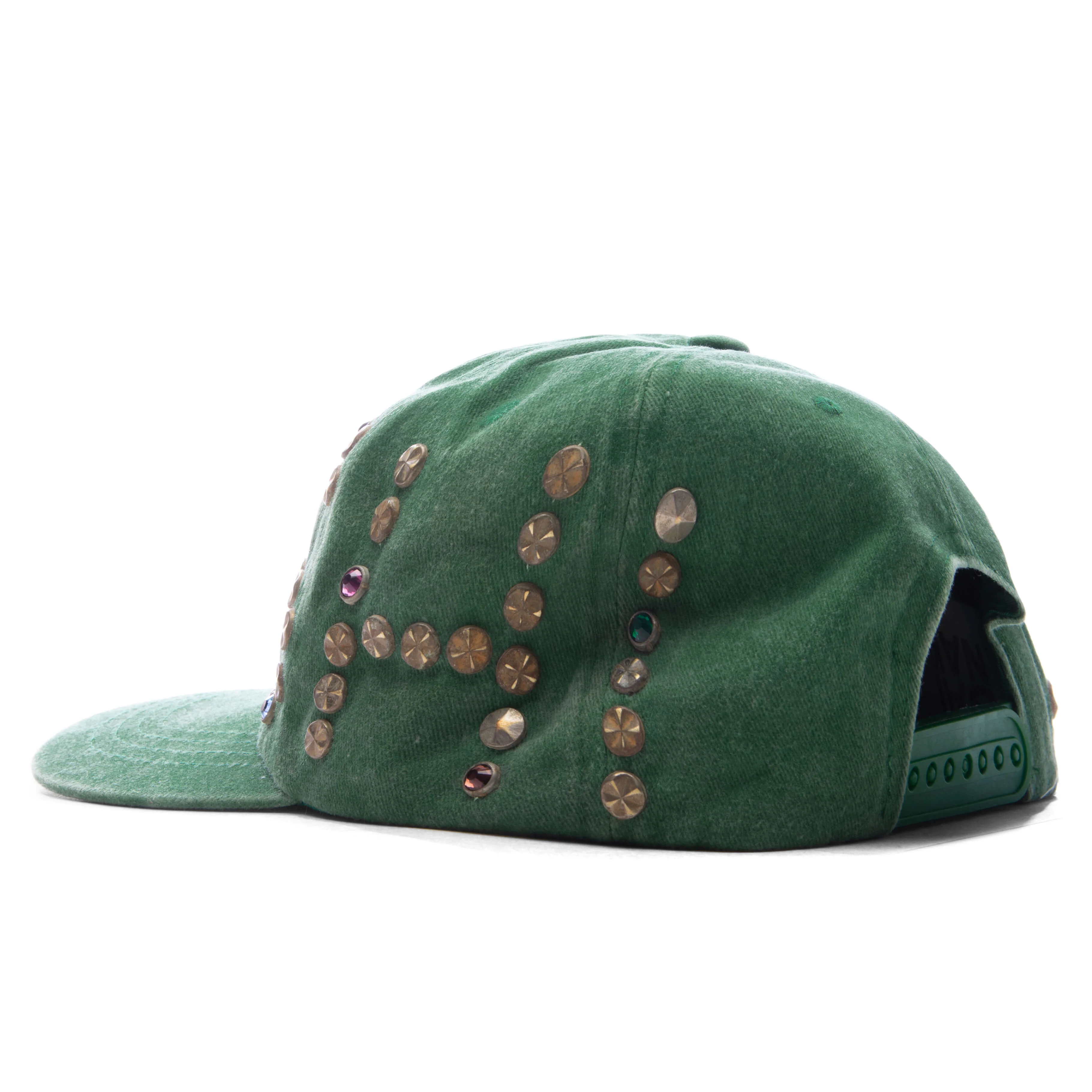 Studded Wrap Around Hat - Green - Image 4
