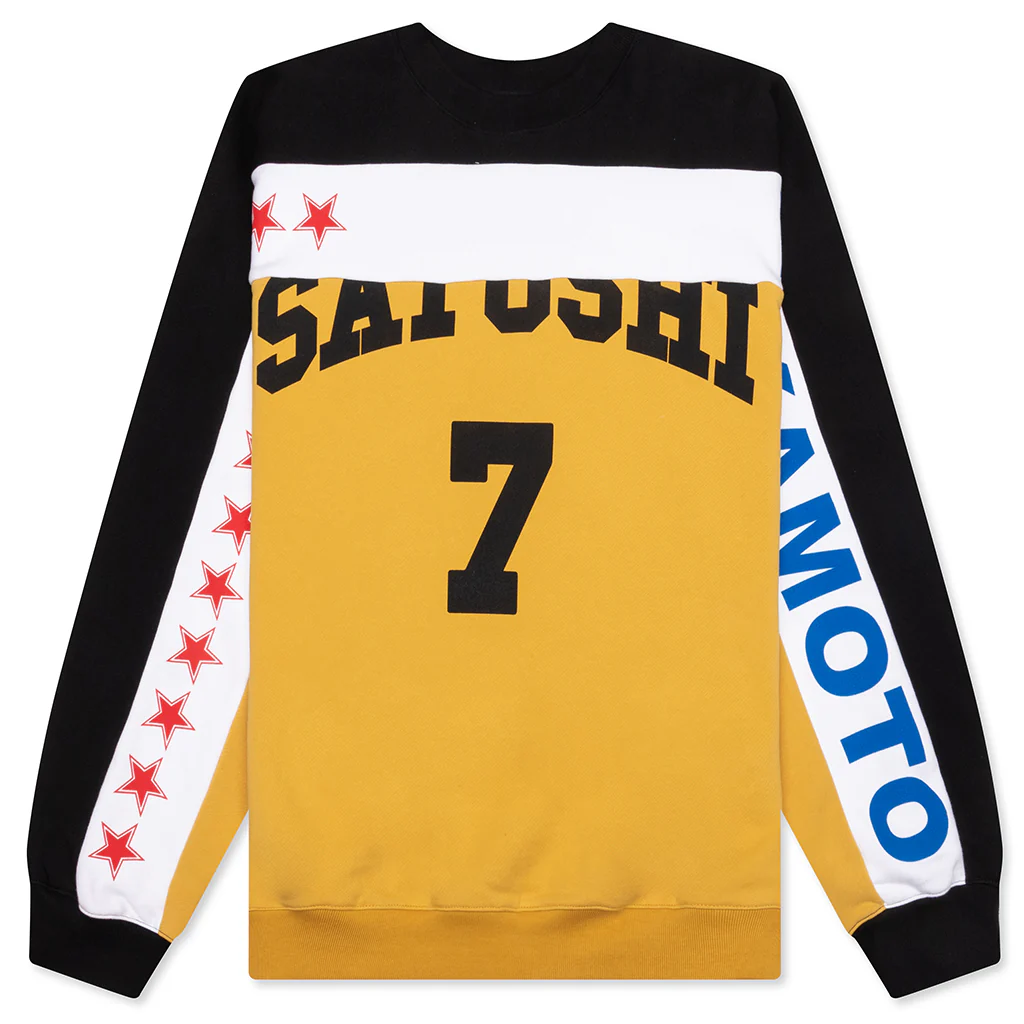 Team Satoshi Crewneck - Yellow/Black