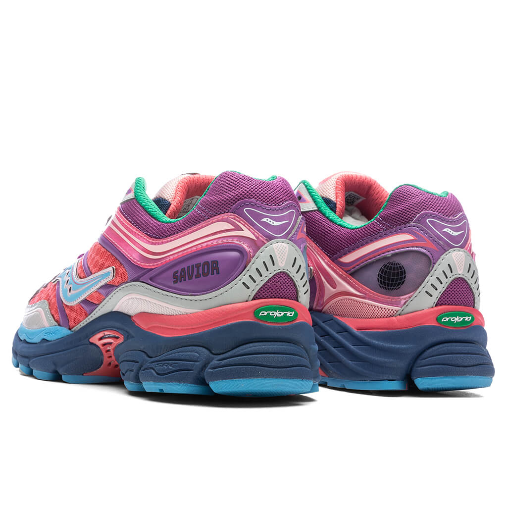 Saucony x Jae Tips Progrid Omni 9 - Pink/Purple - Image 3
