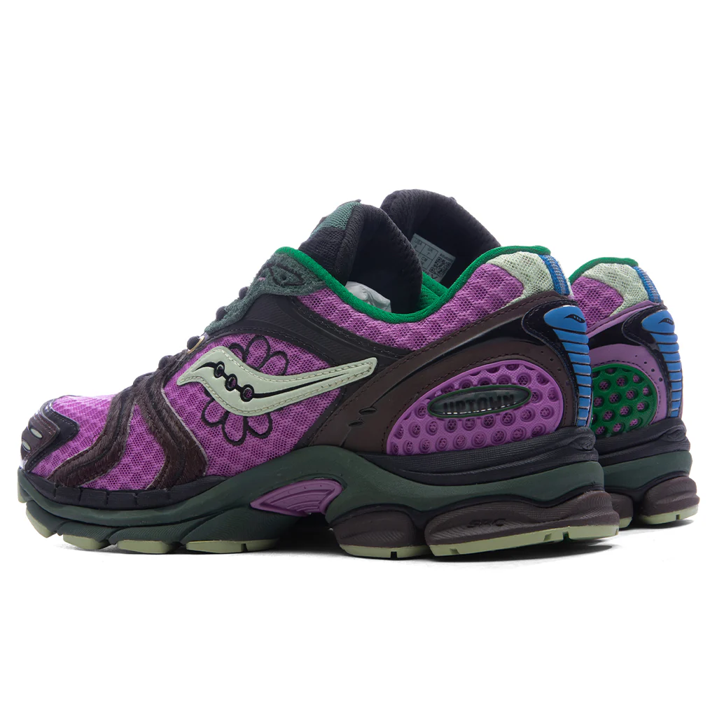 Saucony x Jae Tips Progrid Triumph 4 'Perrilla' - Violet/Earth - Image 3