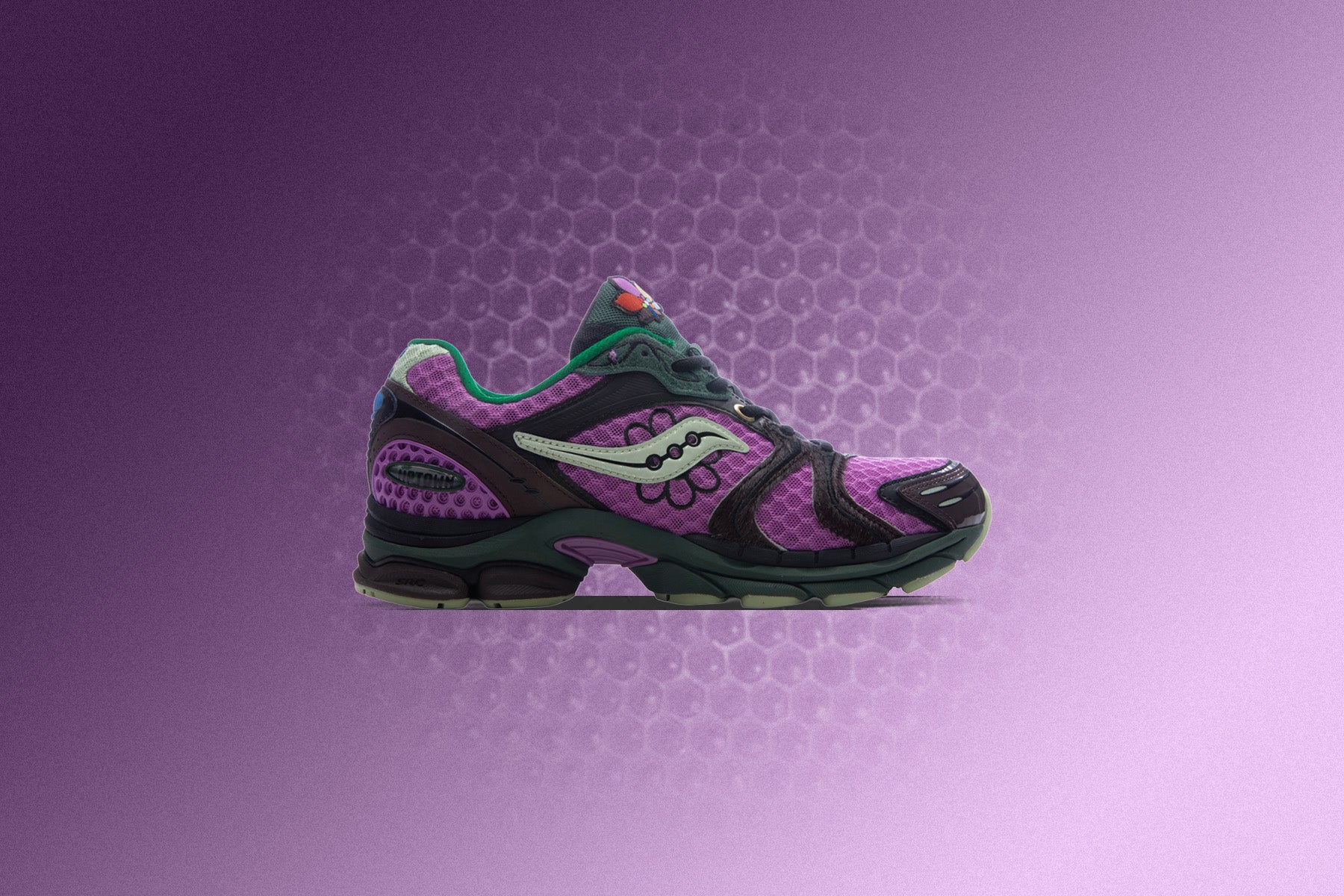 Saucony x Jae Tips Progrid Triumph 4 'Perrilla' - Violet/Earth - Image 5