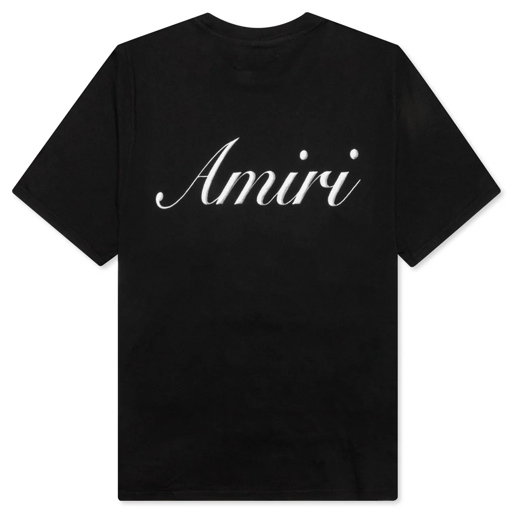 Script Logo Tee - Black - Image 2