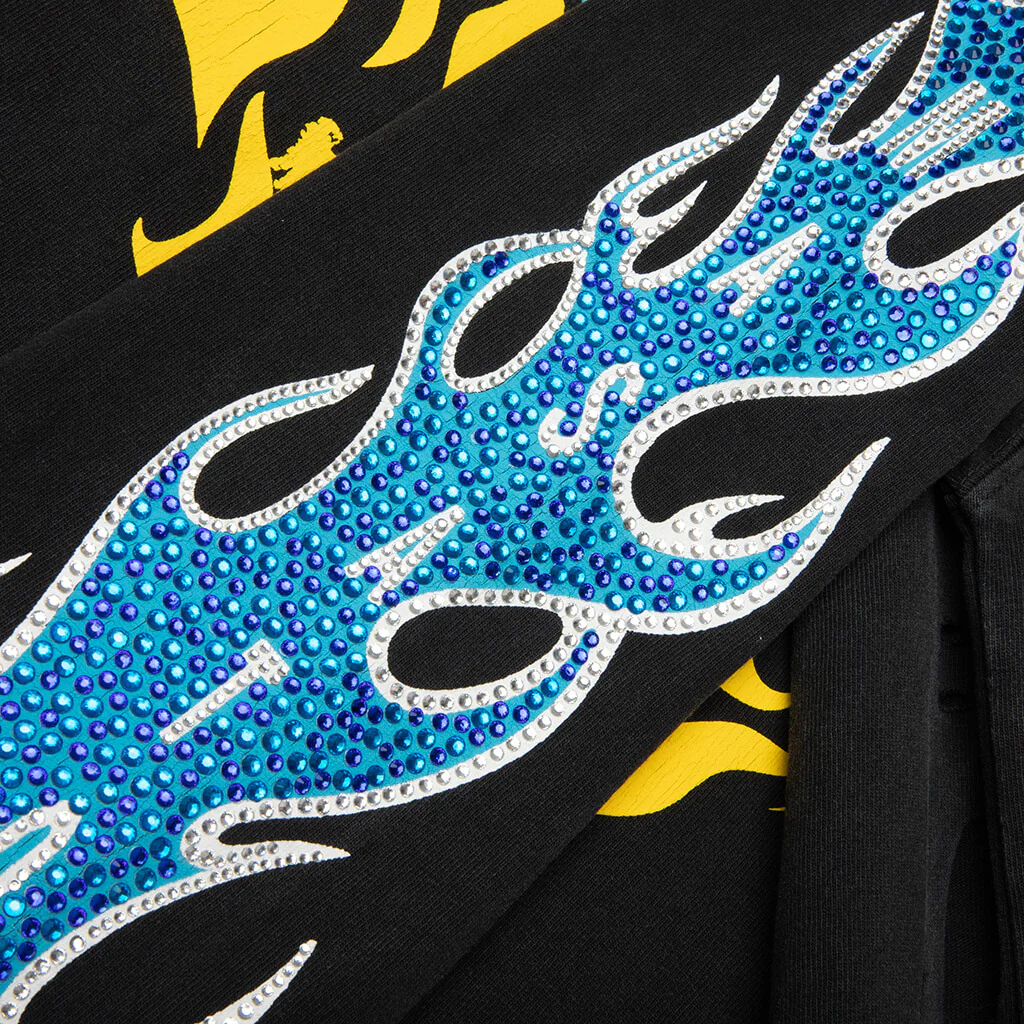 SeCND SLF x Masata Kawajo Firestorm Vintage L/S - Black/Blue - Image 5