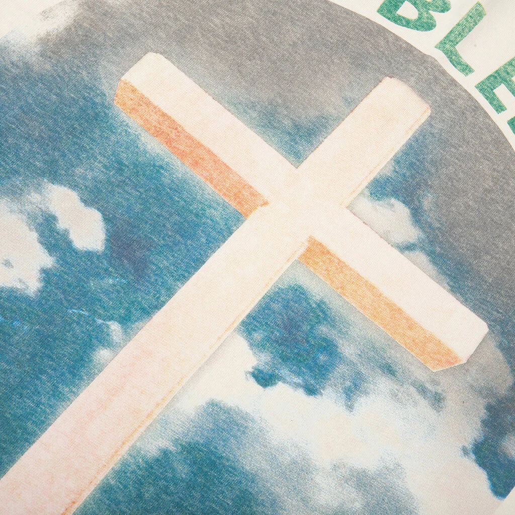 Too Blessed Cap Sleeve - White - Image 4