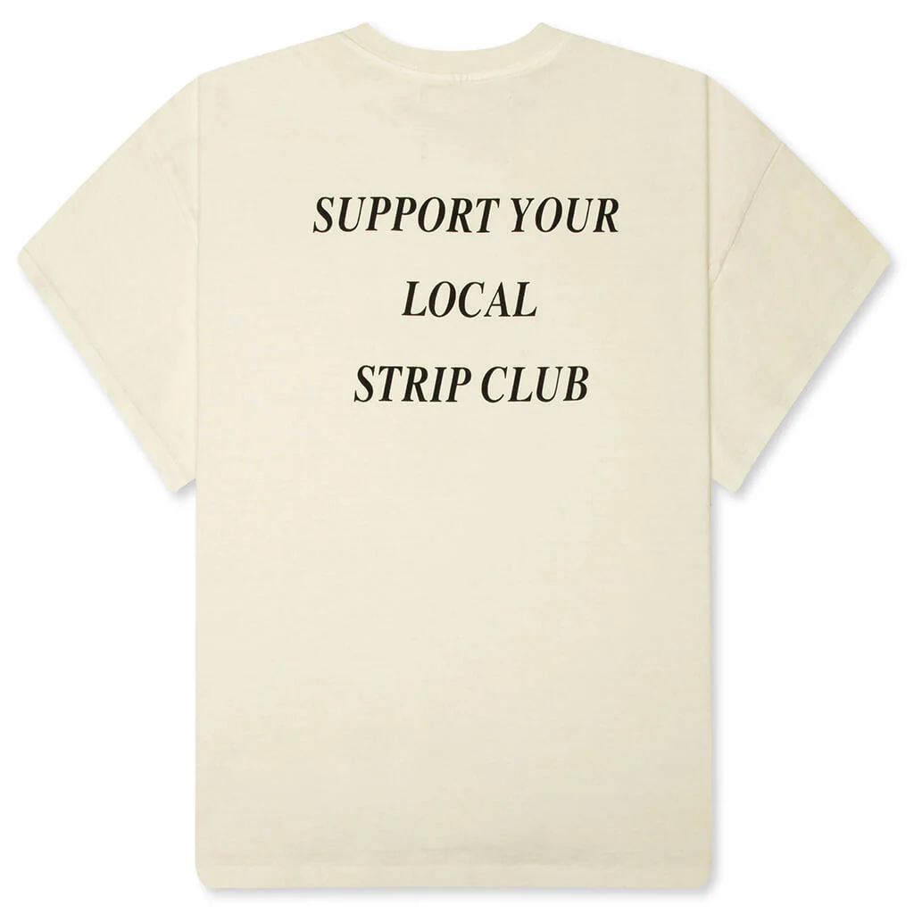 SEKRIT Club T-Shirt - Dirty White - Image 2