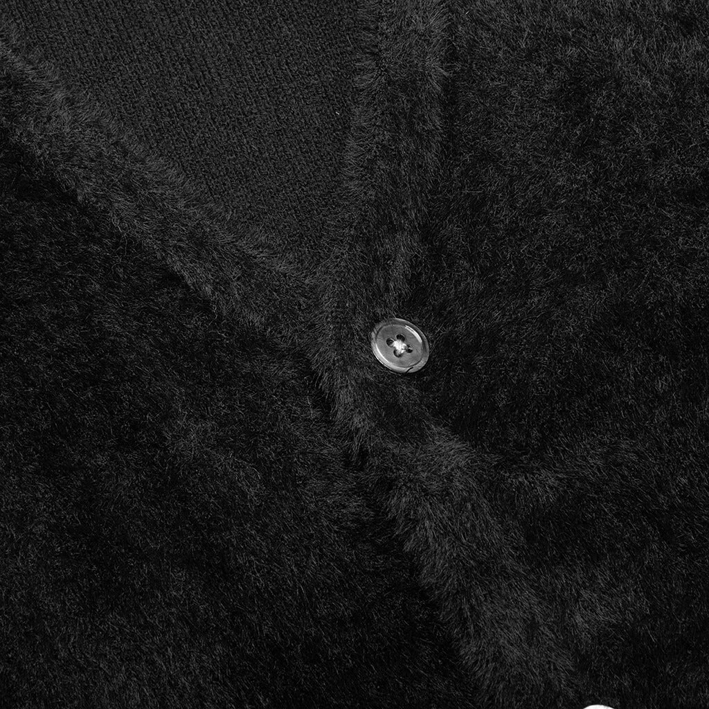 Shaggy Cardigan - Black - Image 4