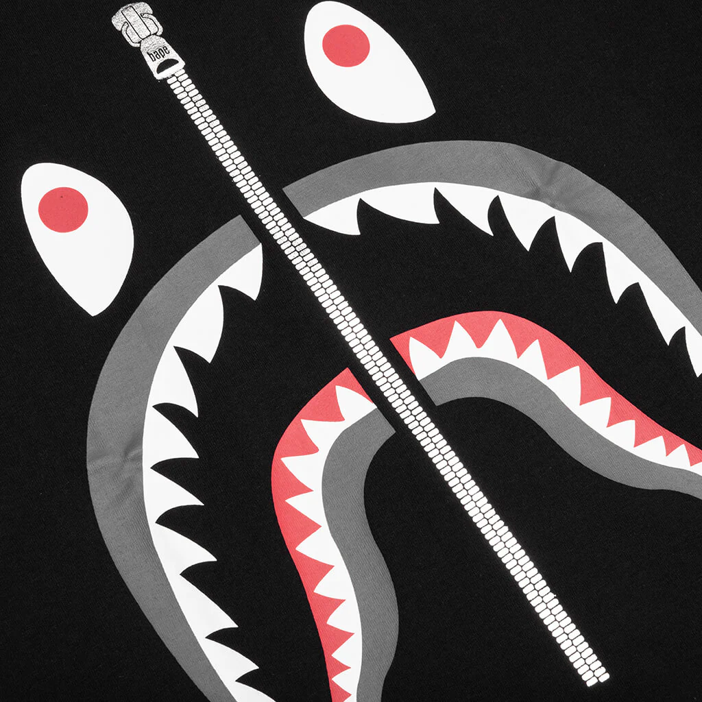 Shark Tee - Black - Image 3