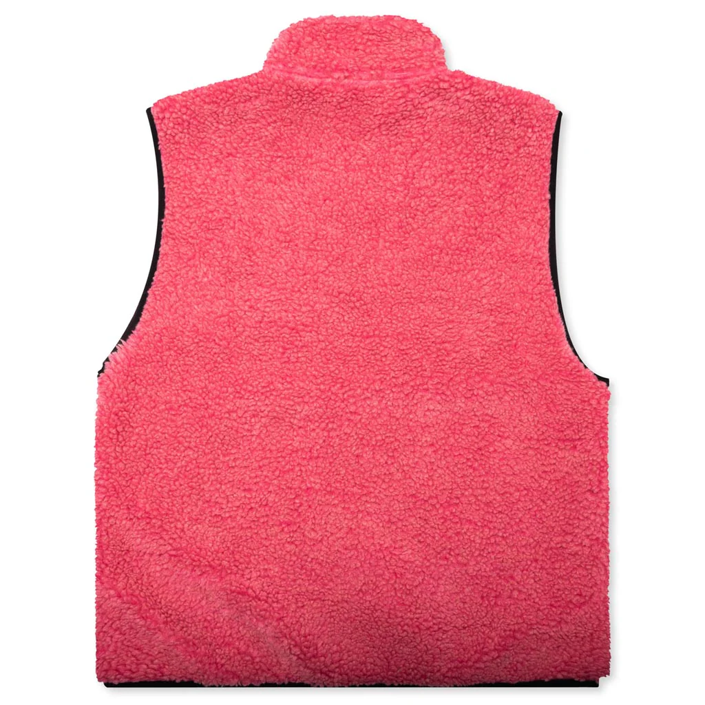 Sherpa Reversible Vest - Pink - Image 2