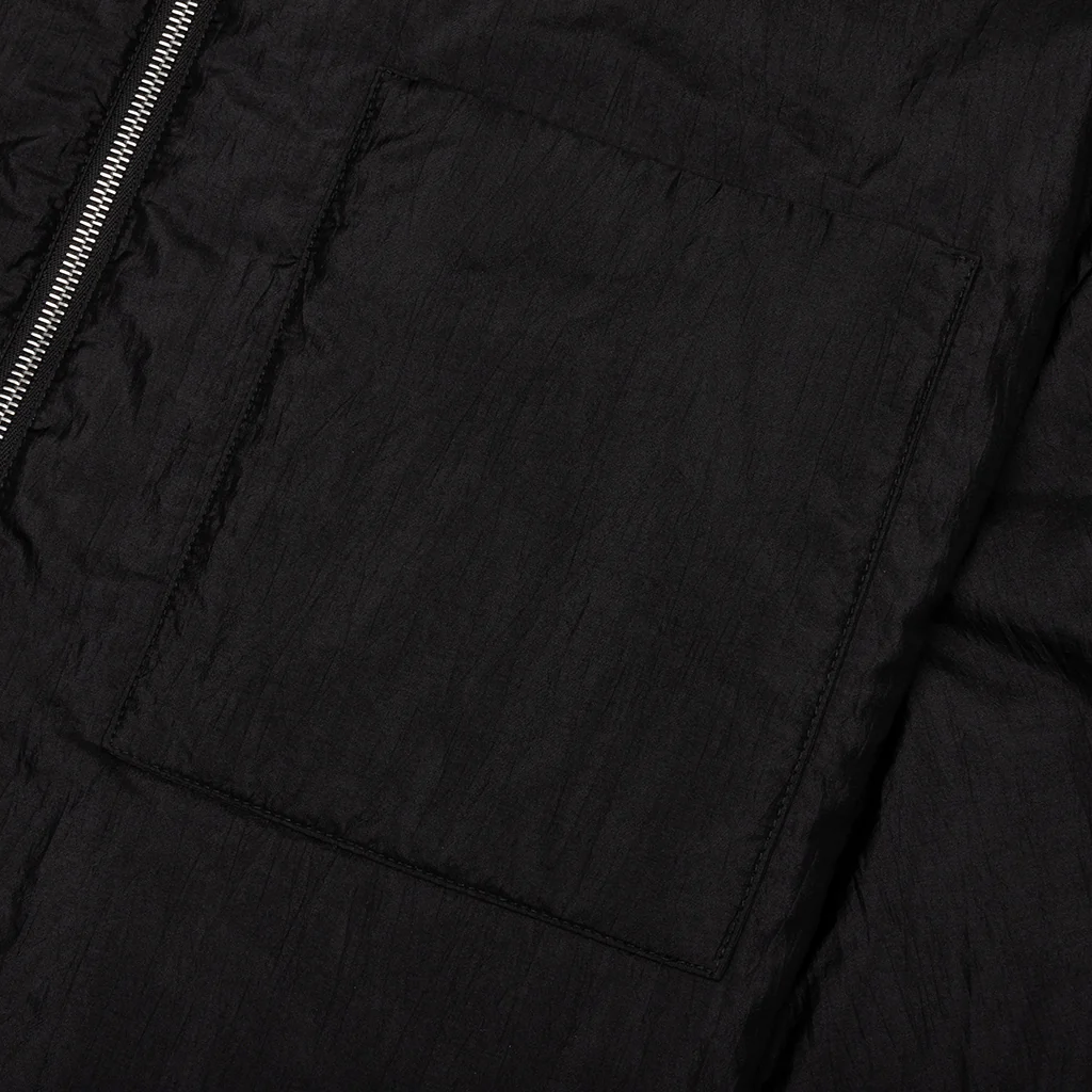 Zip Up Shirt - Black - Image 3