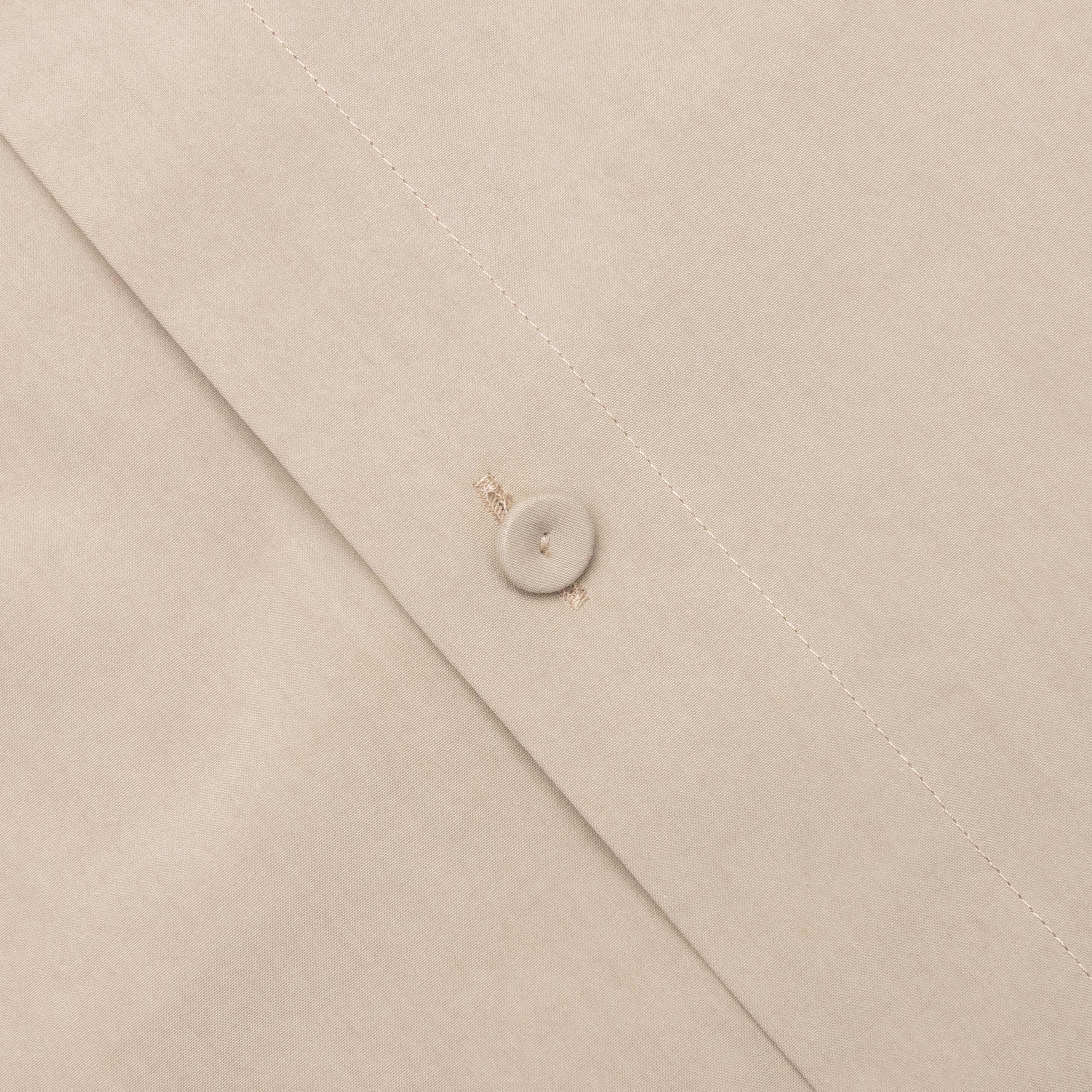 Double Layer Cotton Poplin Shirt - Powder Green - Image 4