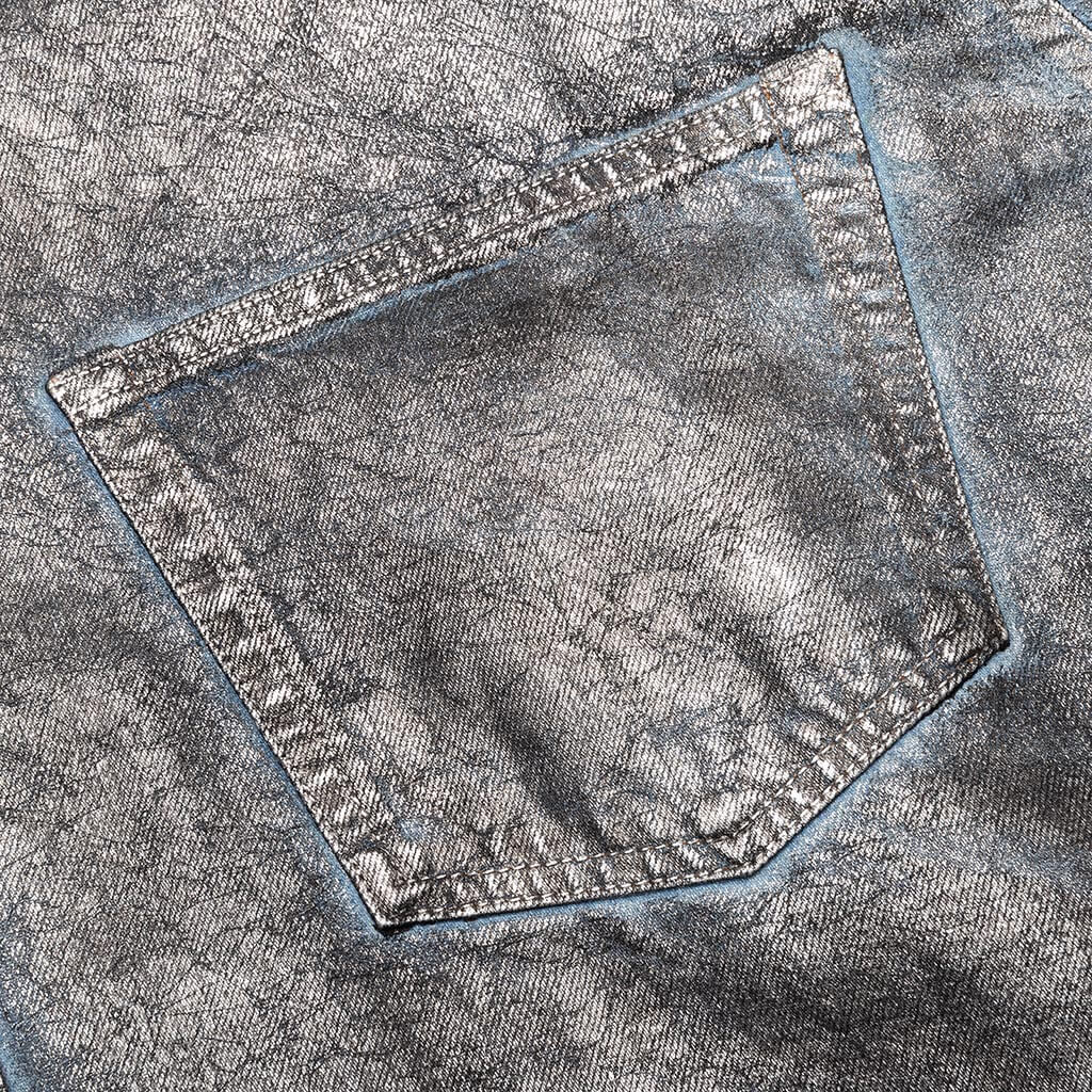 Denim Shirt - Silver/Blue - Image 5