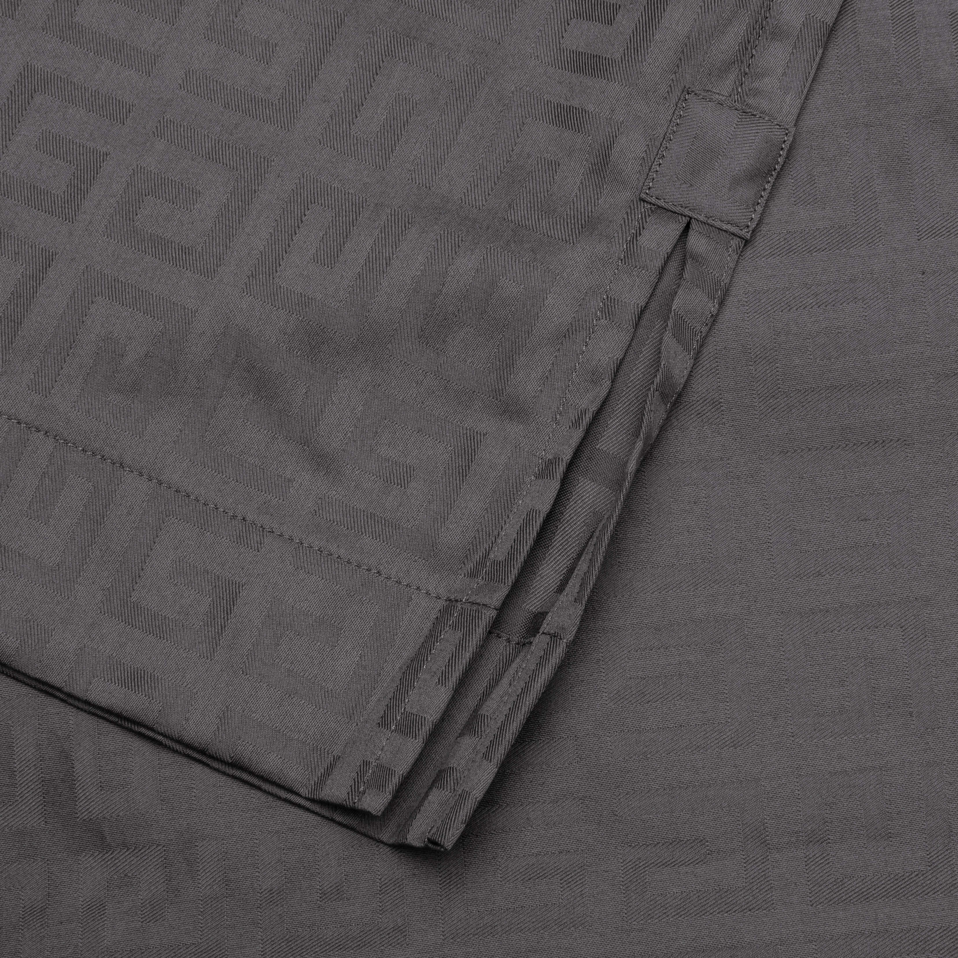 Short Sleeves Boxy Fit Zipped Shirt - Titanium - Image 4