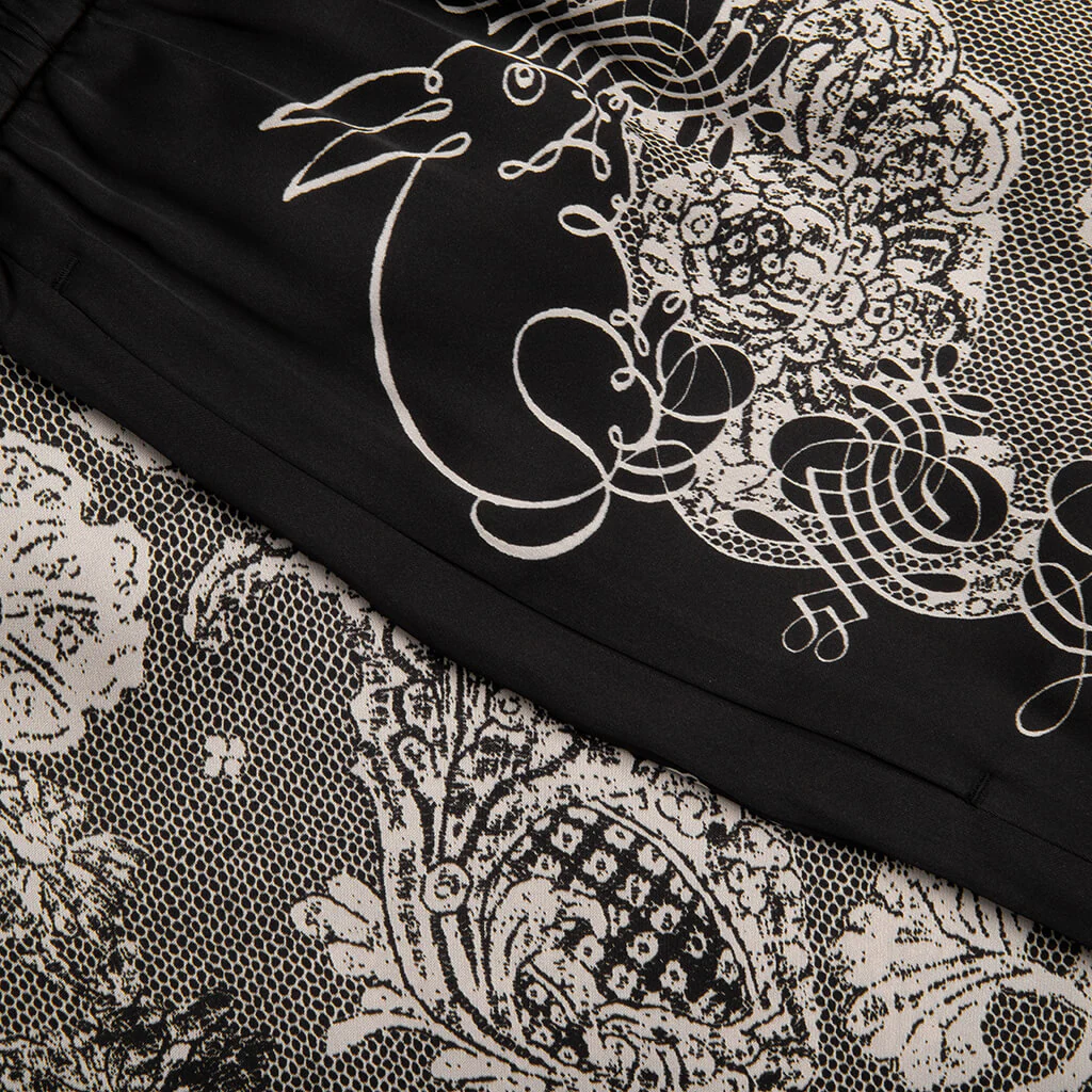 Shorts - Black/Ecru - Image 4