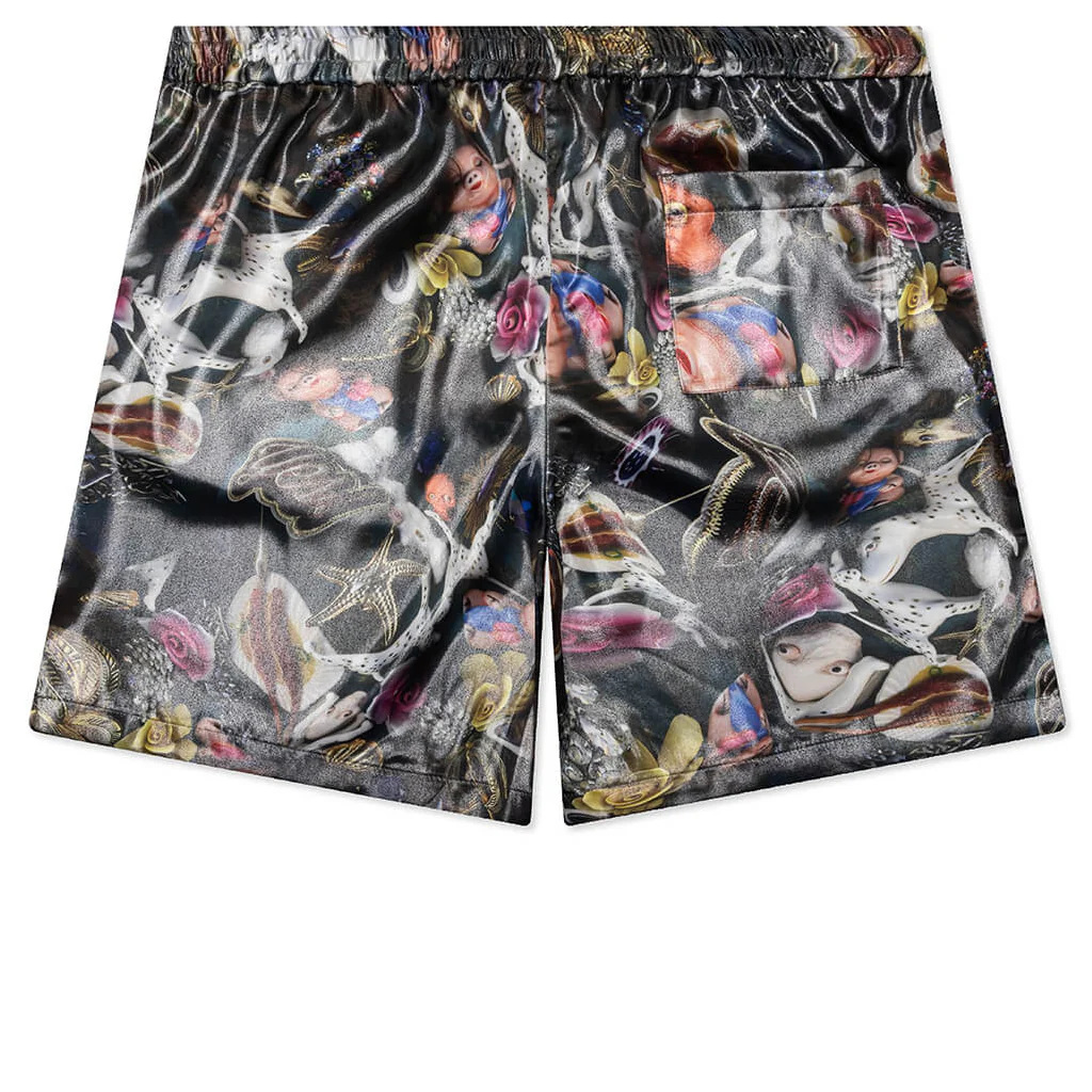 Printed Shorts - Black/Multi - Image 2