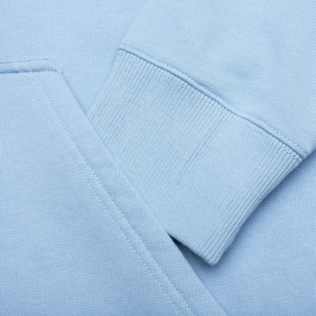 Slim Fit Hoodie - Light Blue - Image 5